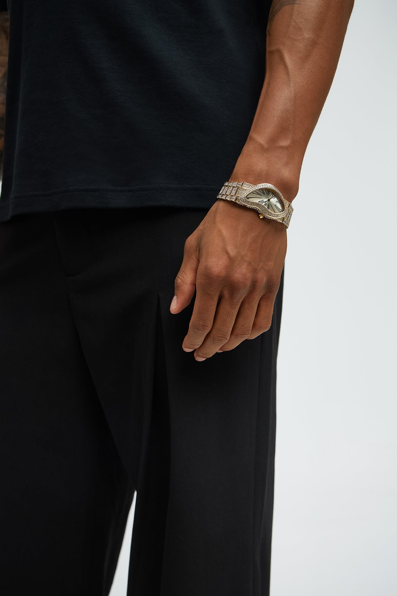 Abstract Mens Watch - Gold