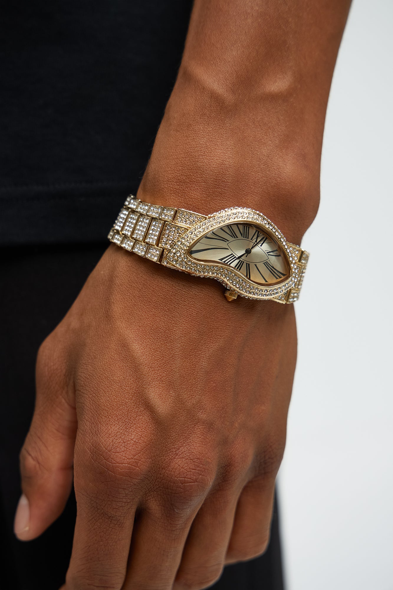 Abstract Mens Watch - Gold