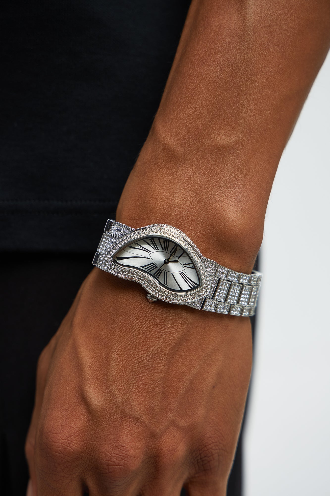 Abstract Mens Watch - Silver