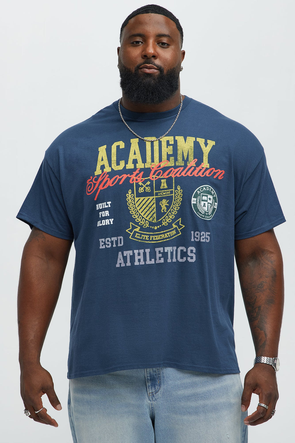 Academy Athletics Short Sleeve Tee - Blue