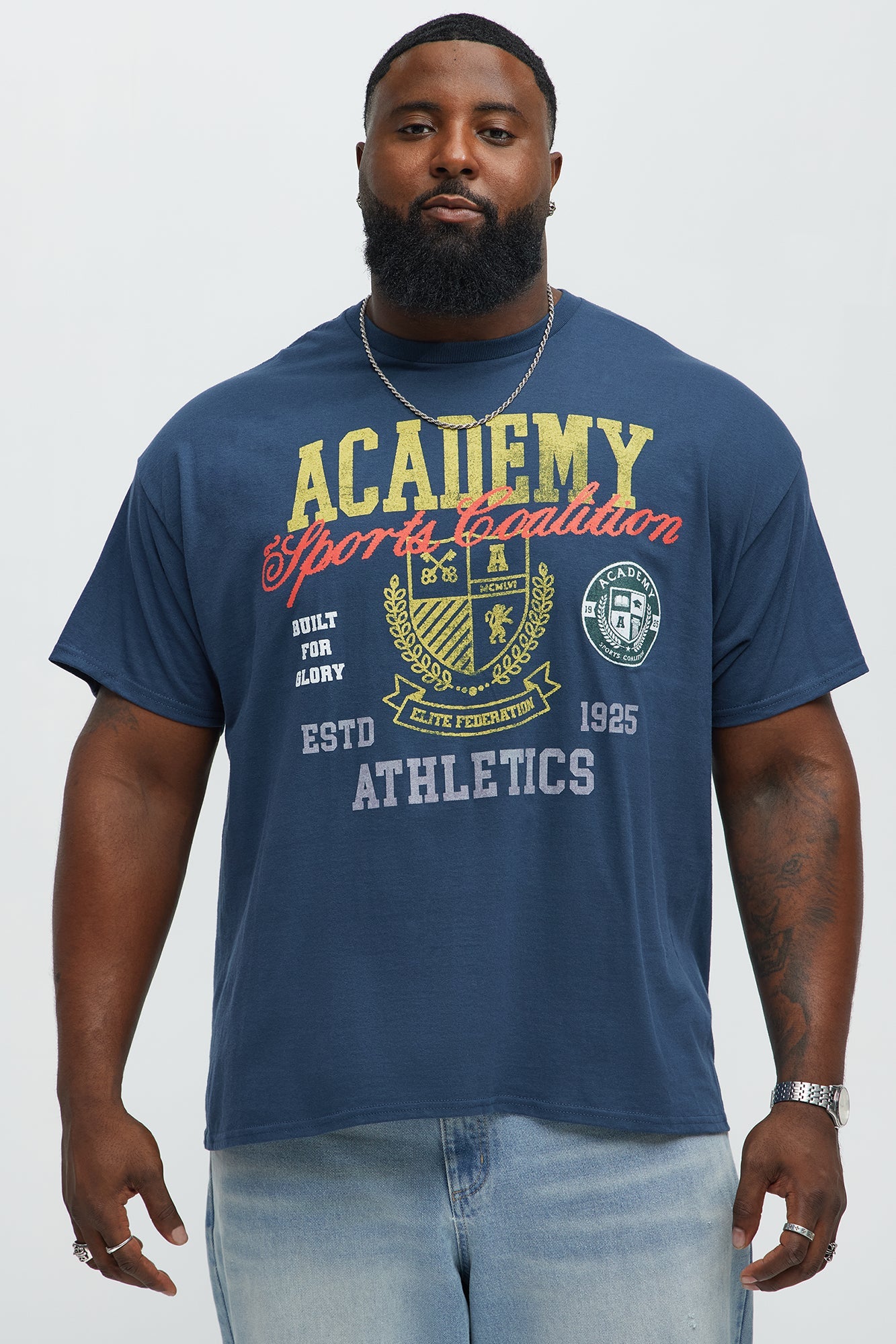 Academy Athletics Short Sleeve Tee - Blue