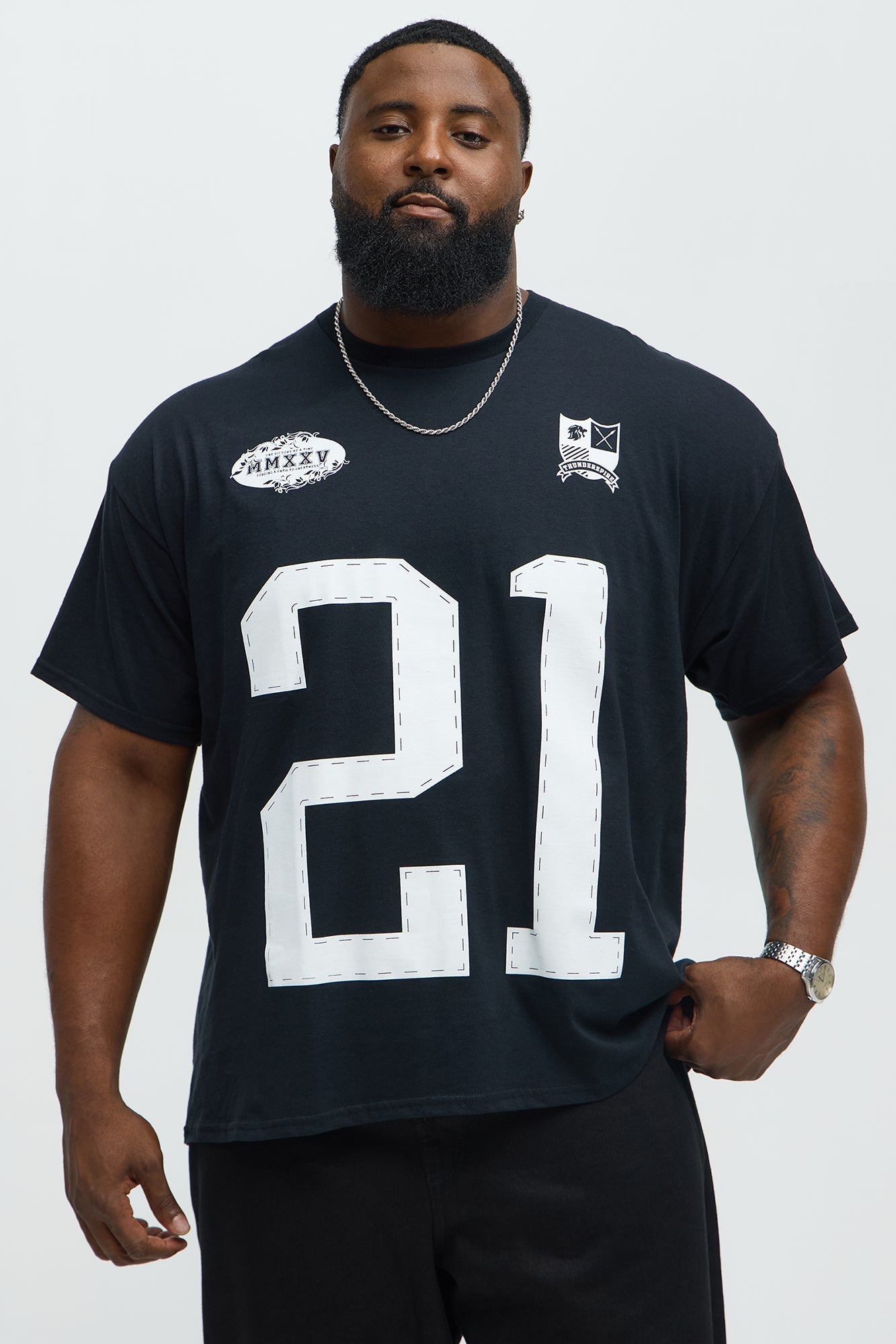 All State Thunder Short Sleeve Tee - Black