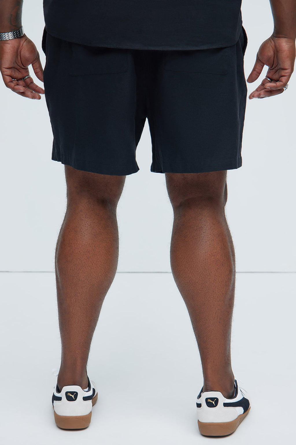 Bahamas Linen Shorts - Black