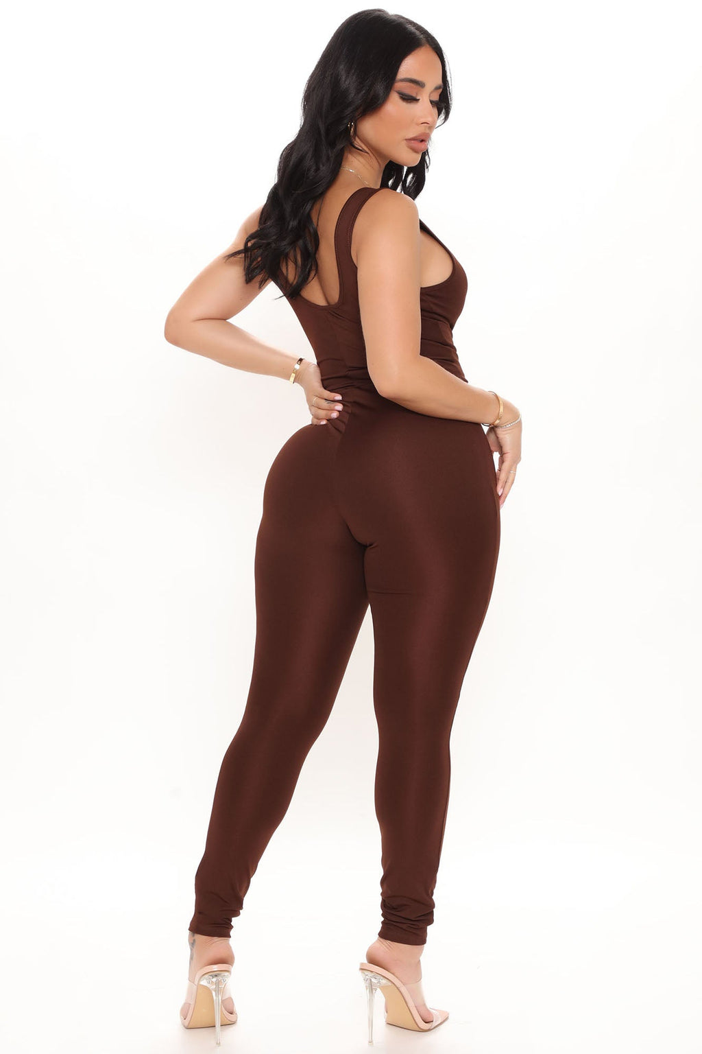Nova Boost Jumpsuit - Chocolate
