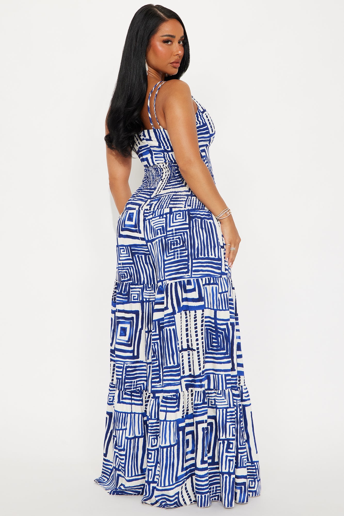 Kamiyah Abstract Printed Jumpsuit - Navy/combo