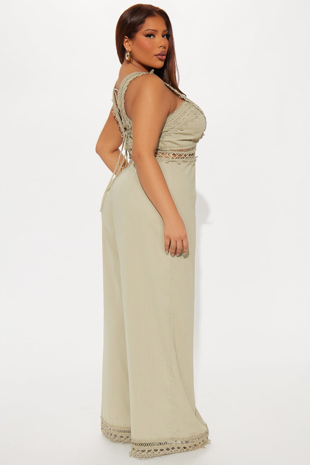 Spread Your Wings Jumpsuit - Sage