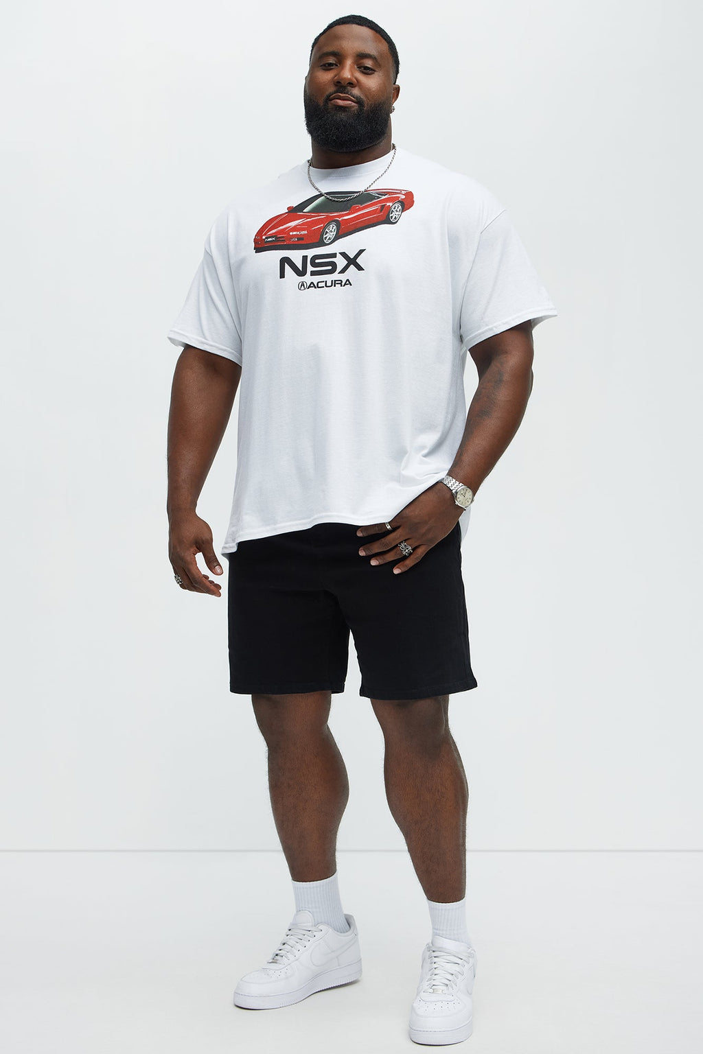 Acura NSX Art Sketch Short Sleeve Tee - White