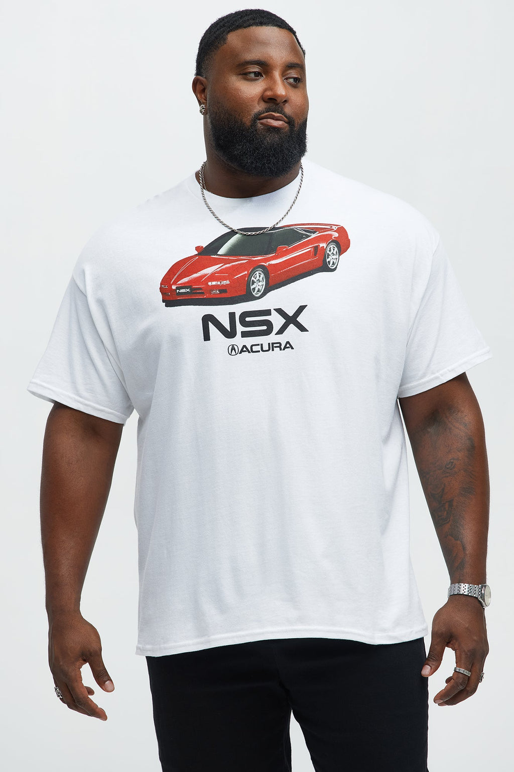 Acura NSX Art Sketch Short Sleeve Tee - White