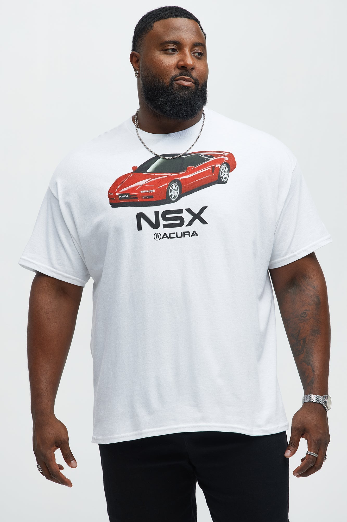 Acura NSX Art Sketch Short Sleeve Tee - White