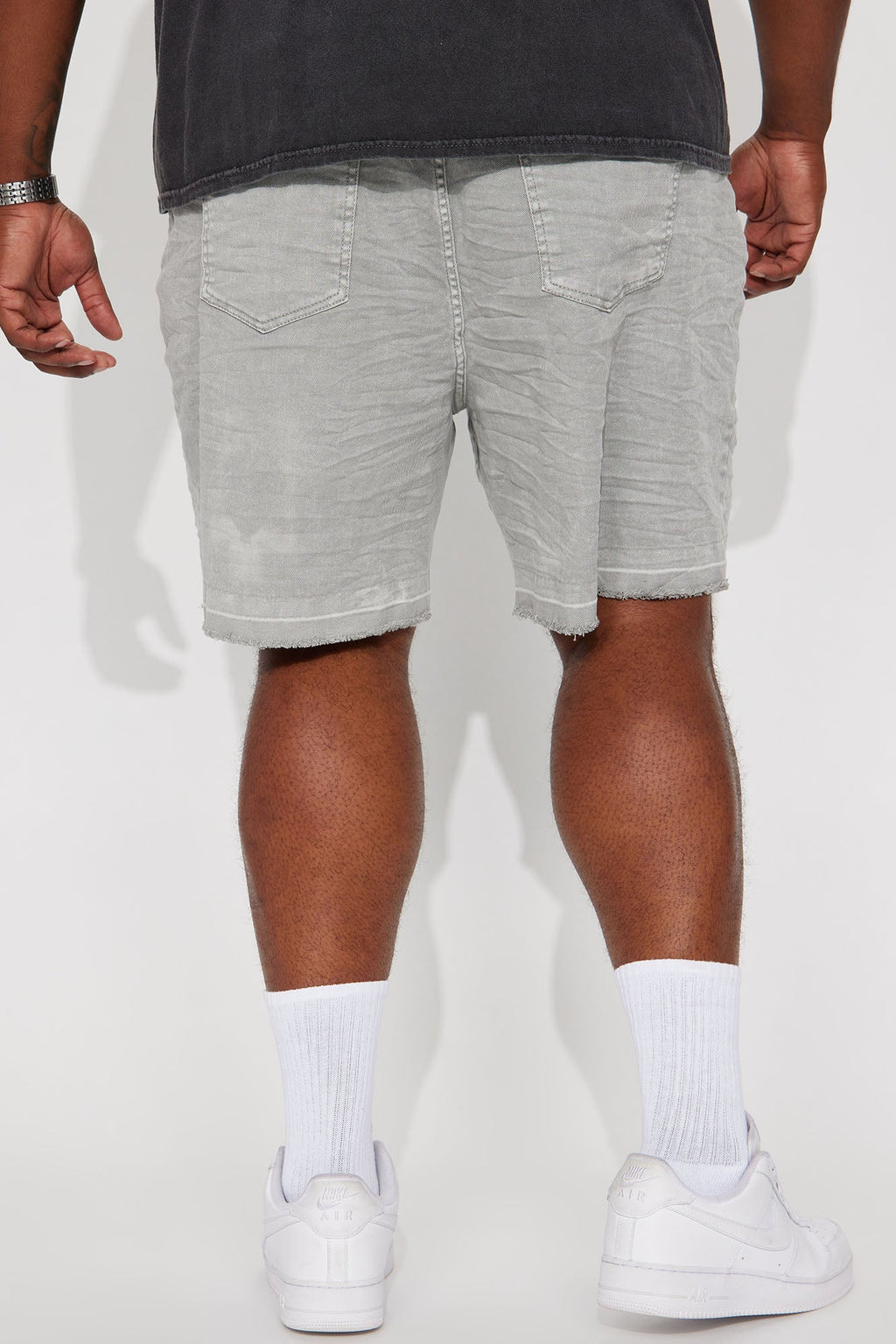 Mojave Relaxed Denim Shorts - Grey