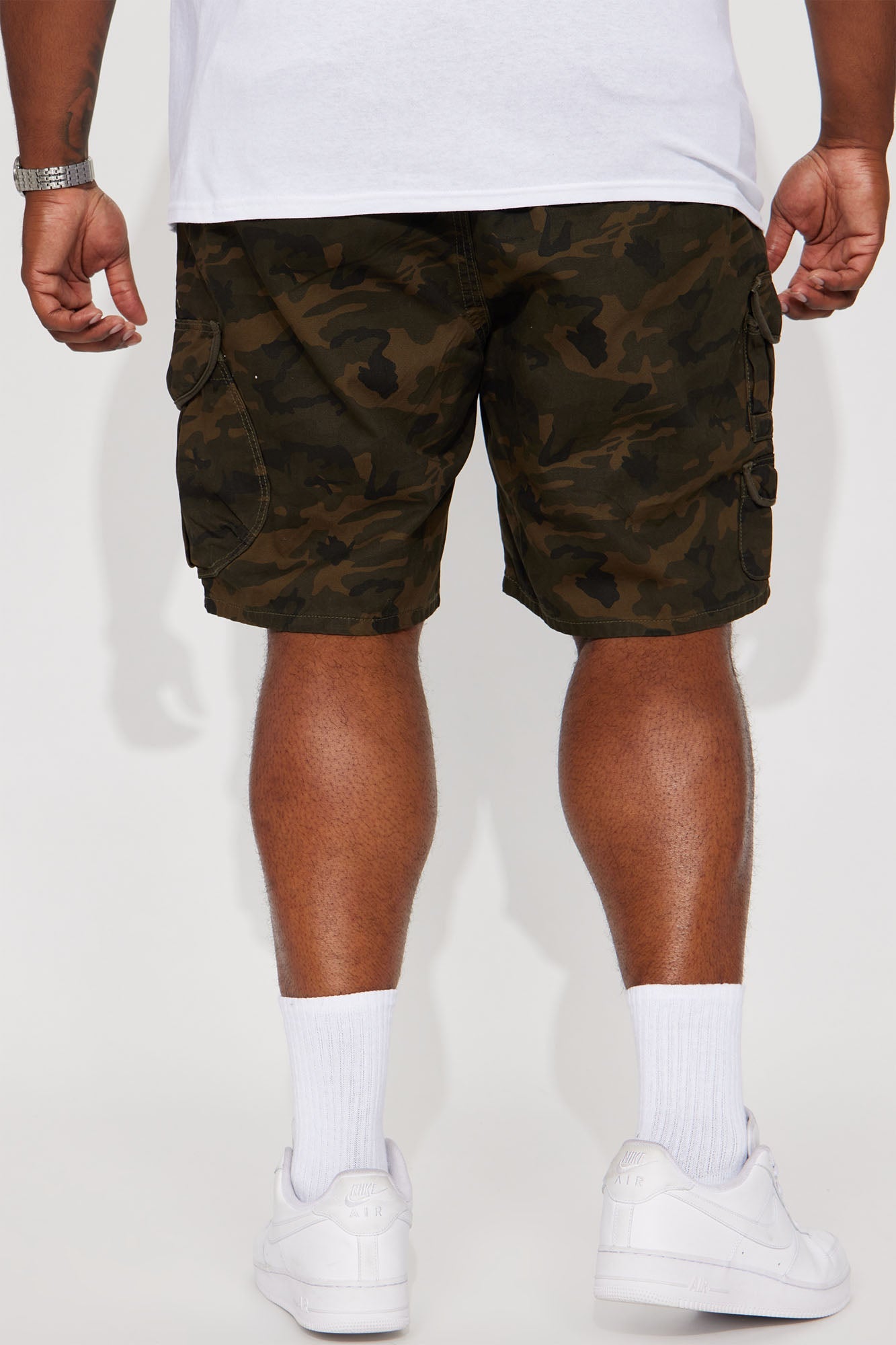 Next Moves Twill Cargo Shorts - Camouflage
