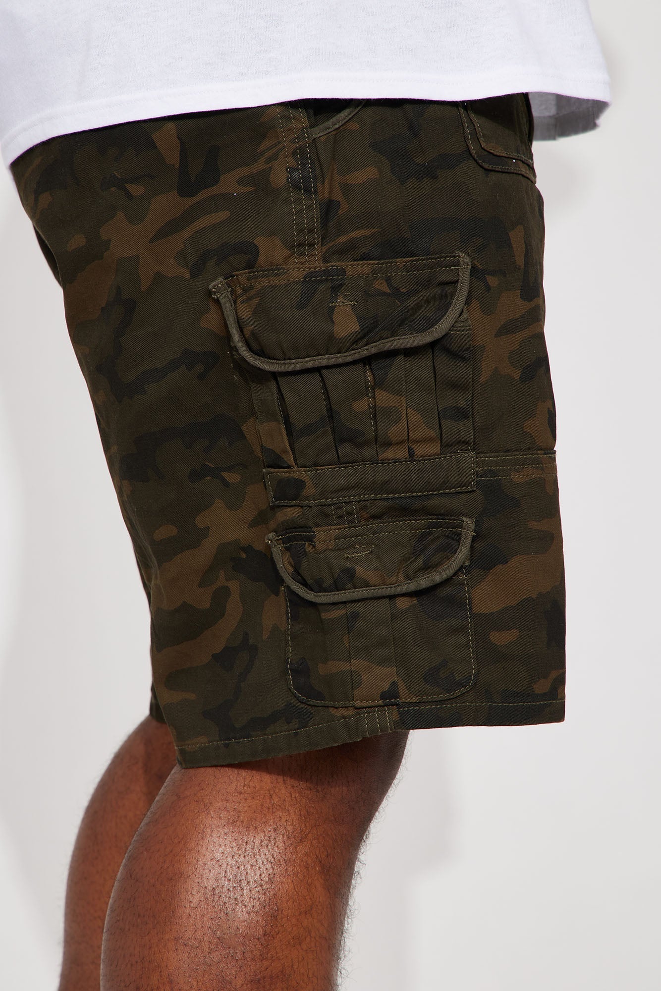 Next Moves Twill Cargo Shorts - Camouflage