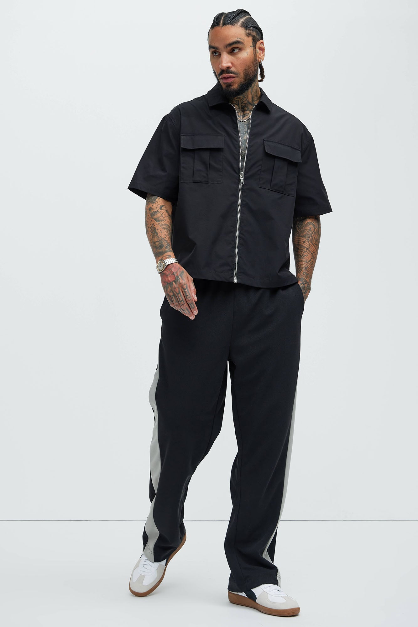 Hopper Relaxed Track Pants - Black
