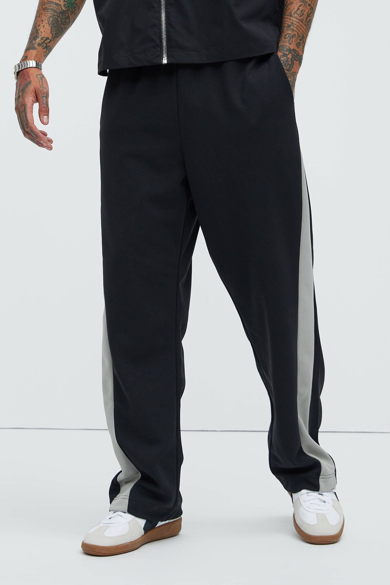 Hopper Relaxed Track Pants - Black