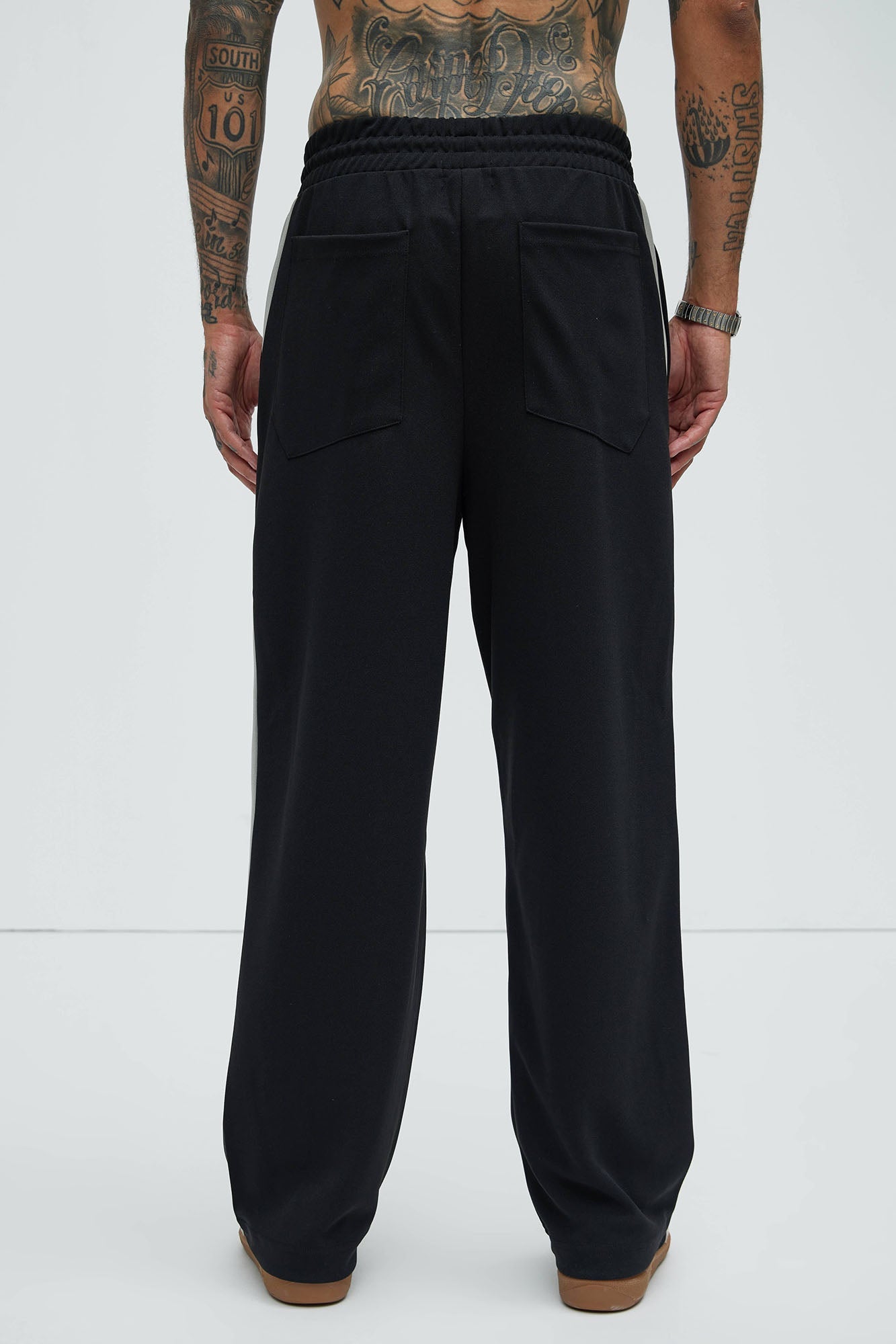 Hopper Relaxed Track Pants - Black