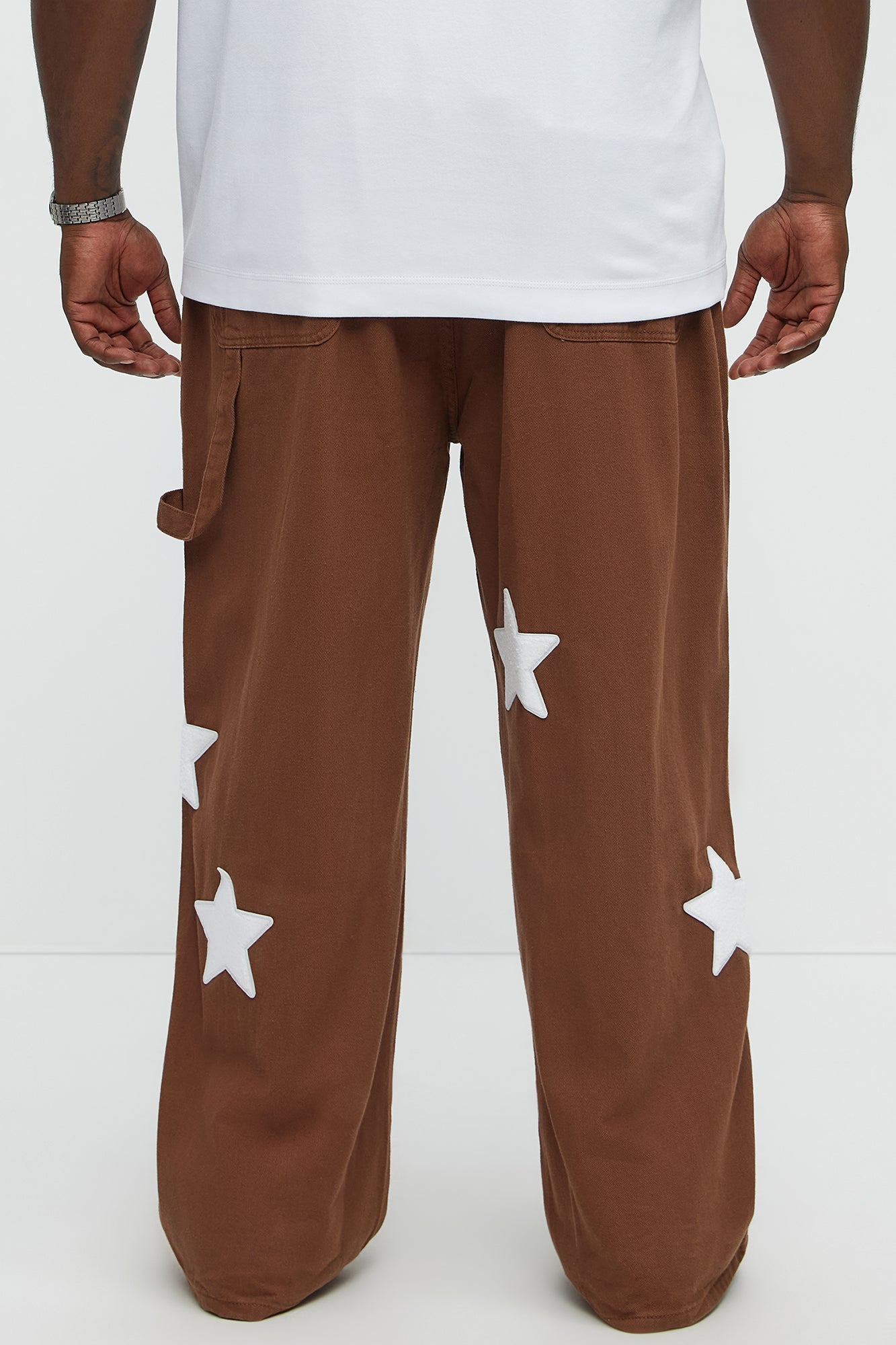 I'm A Star Baggy Jeans - Brown
