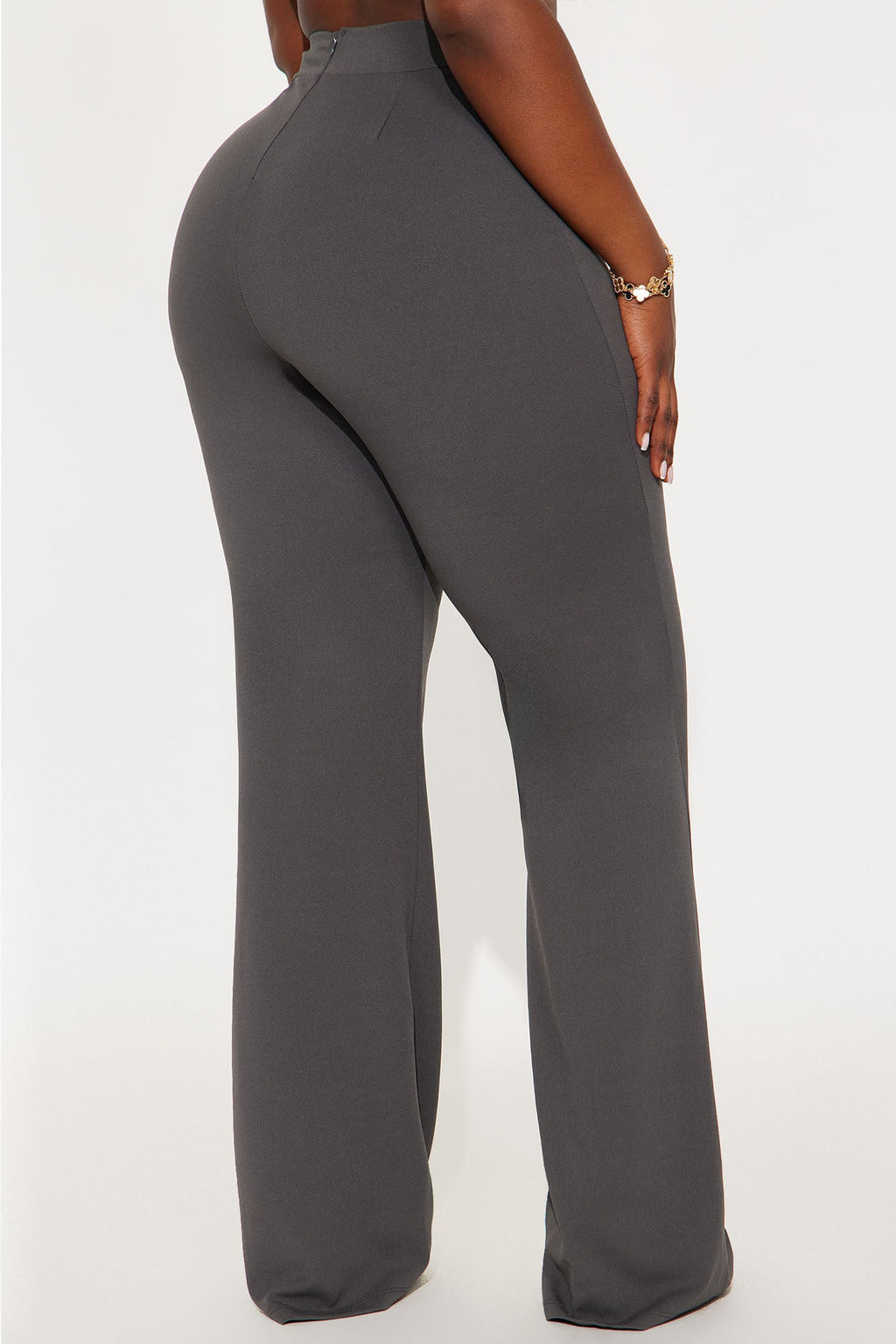 Tall Call It Even Wide Leg Dress Pants - Charcoal