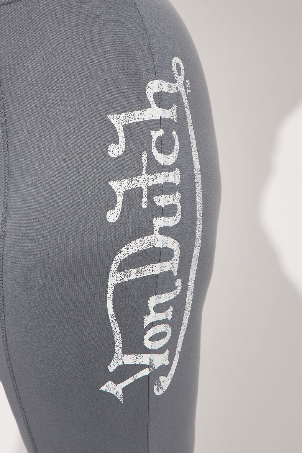 Von Dutch Rhinestone Washed Flared Pant - Charcoal/combo