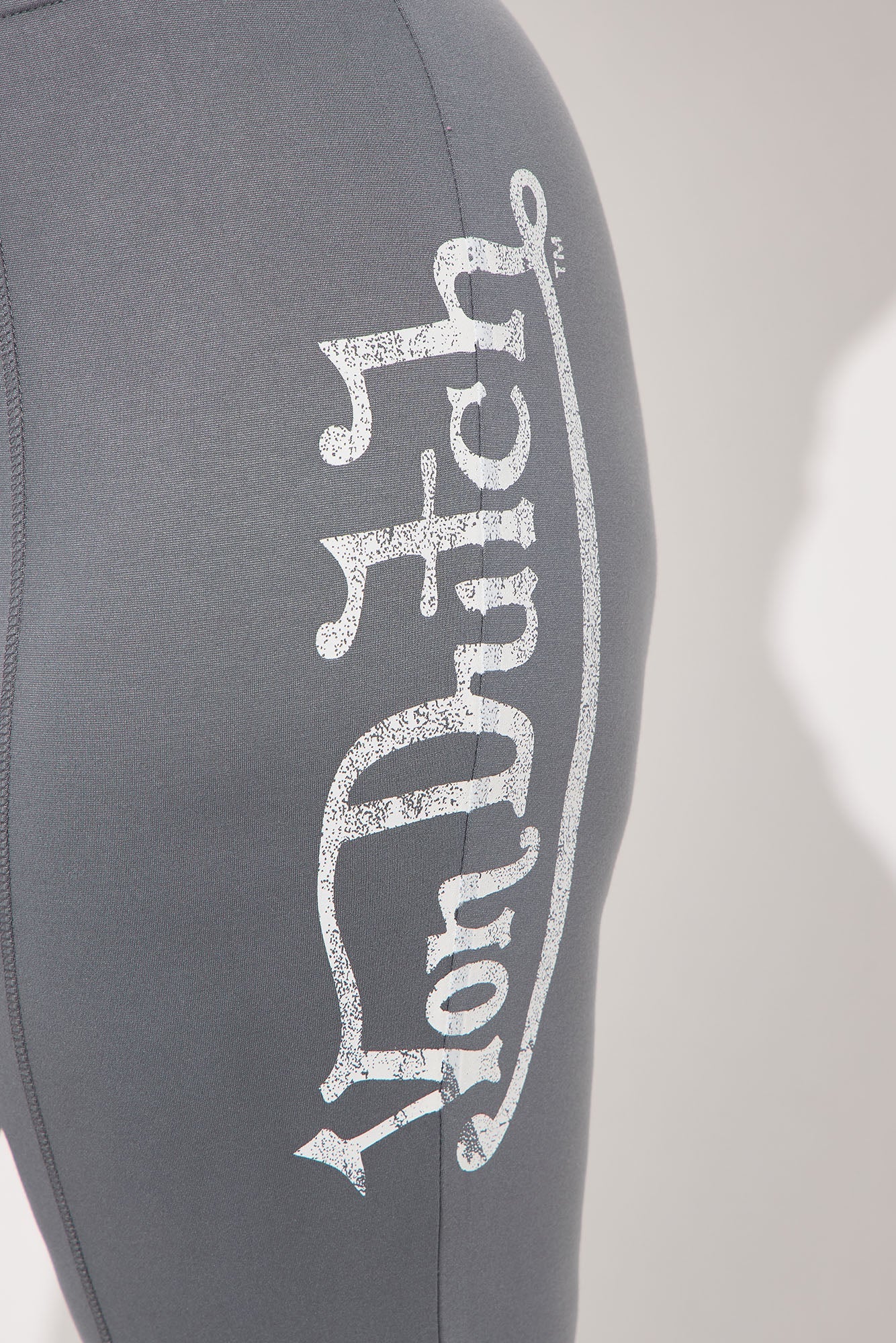 Von Dutch Rhinestone Washed Flared Pant - Charcoal/combo