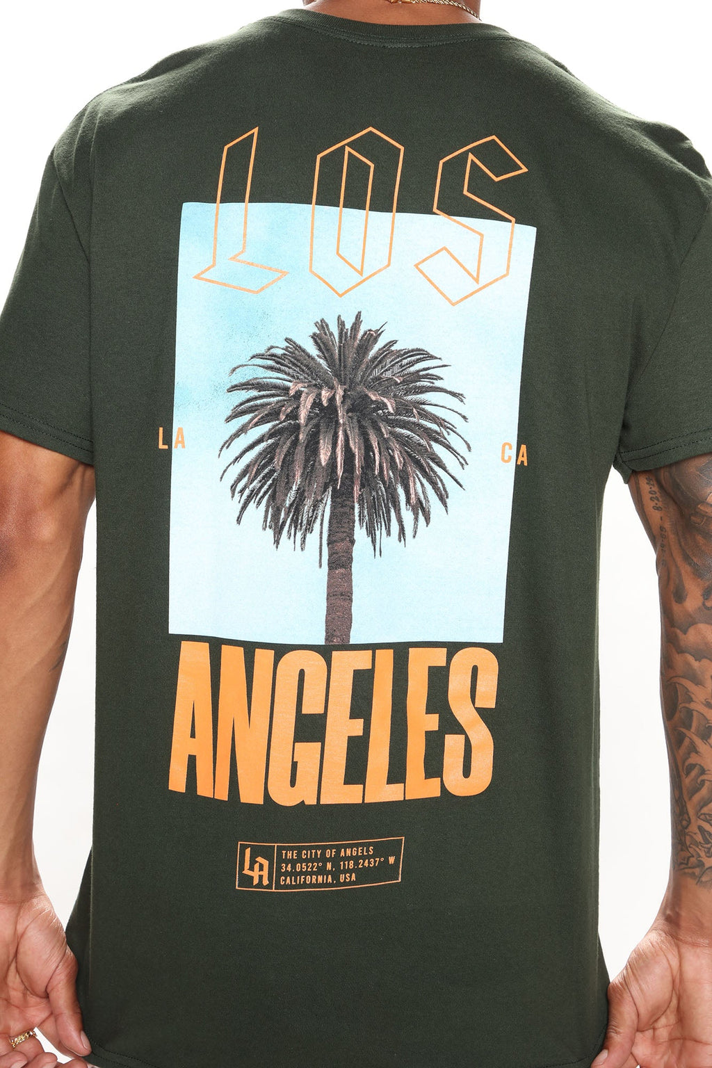 Los Angeles Palm Short Sleeve Tee - Green