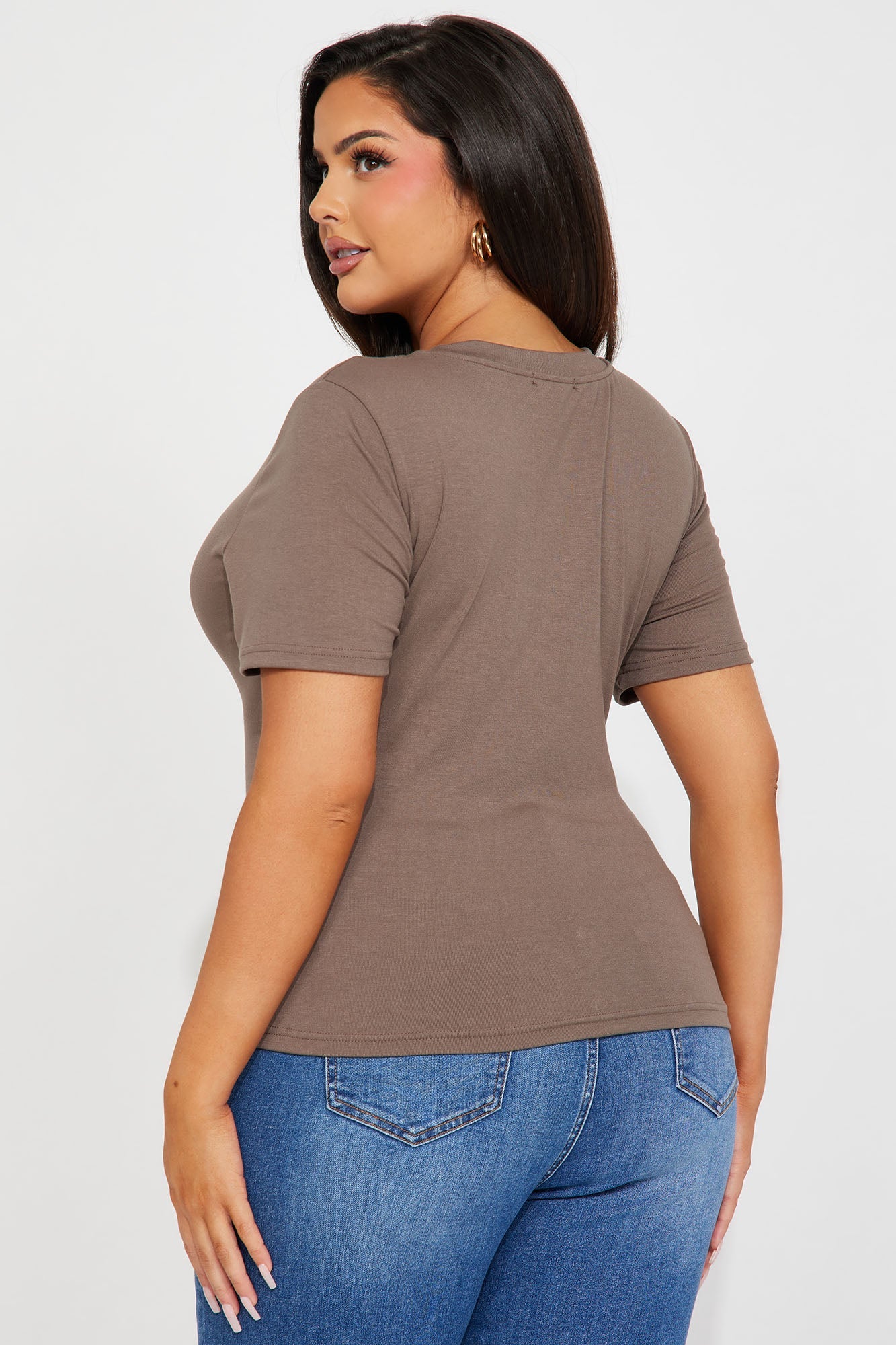 Take Control Asymmetrical Top - Mocha