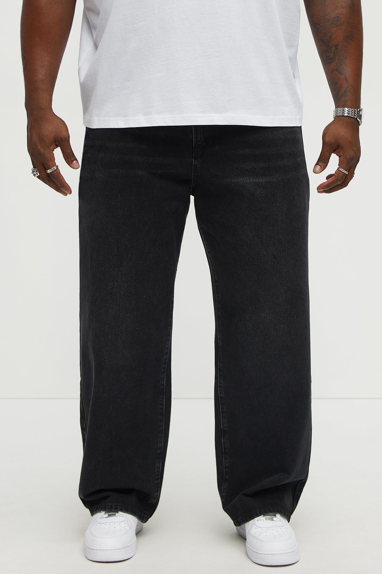 Another Good Night Baggy Jeans - Black Wash