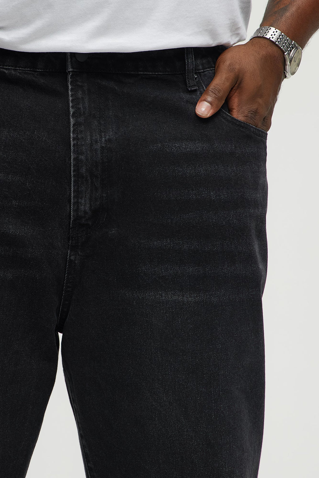 Another Good Night Baggy Jeans - Black Wash