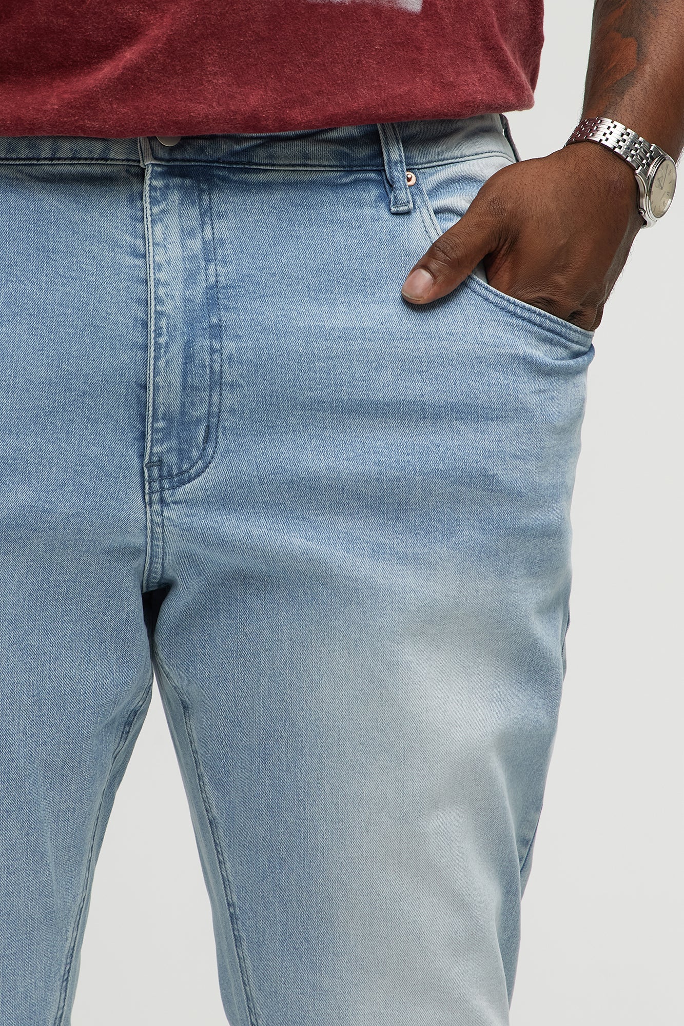 Dreamy Slim Jeans - Light Blue Wash