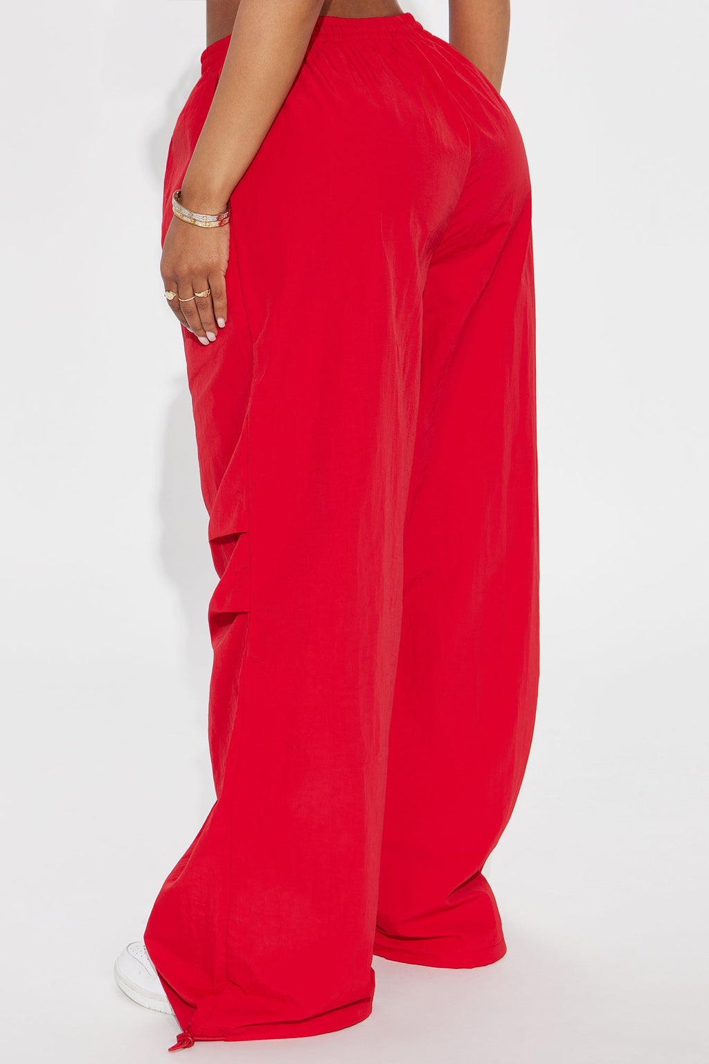 Making Moves Windbreaker Track Pant - Red