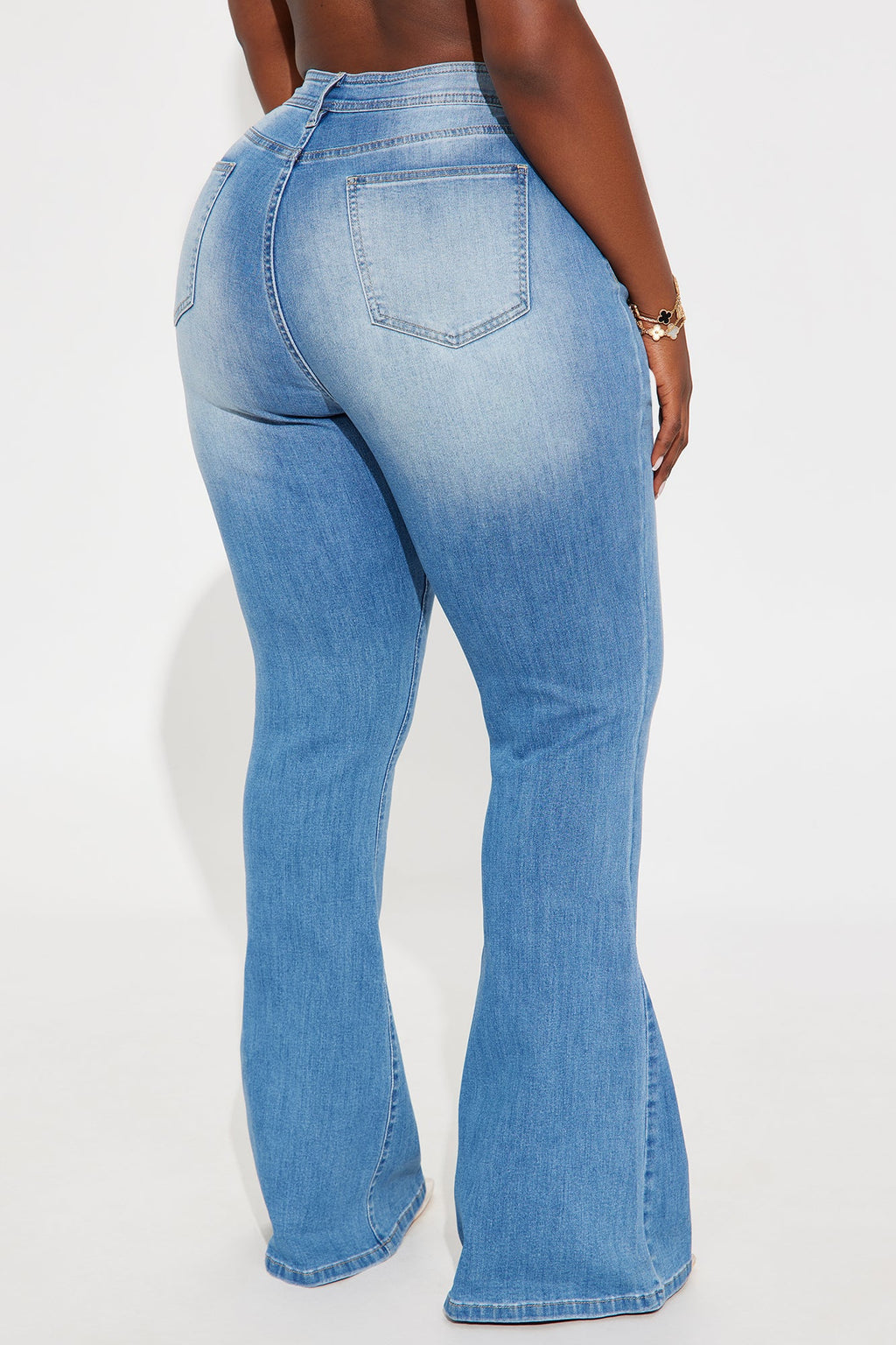 Je T'aime Denim Flare Jeans - Medium Wash