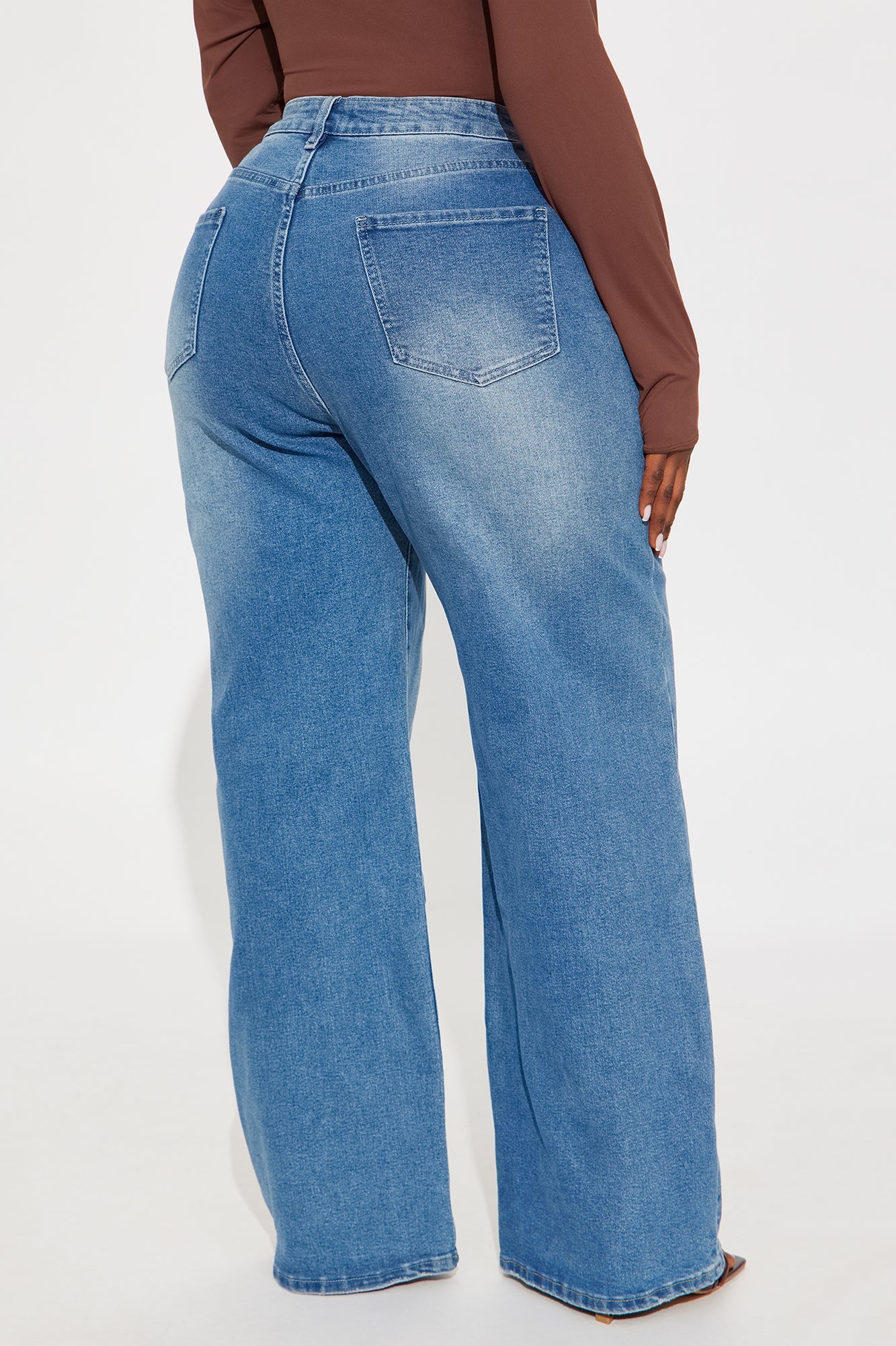 Alameda Stretch Wide Leg Jeans - Medium Wash