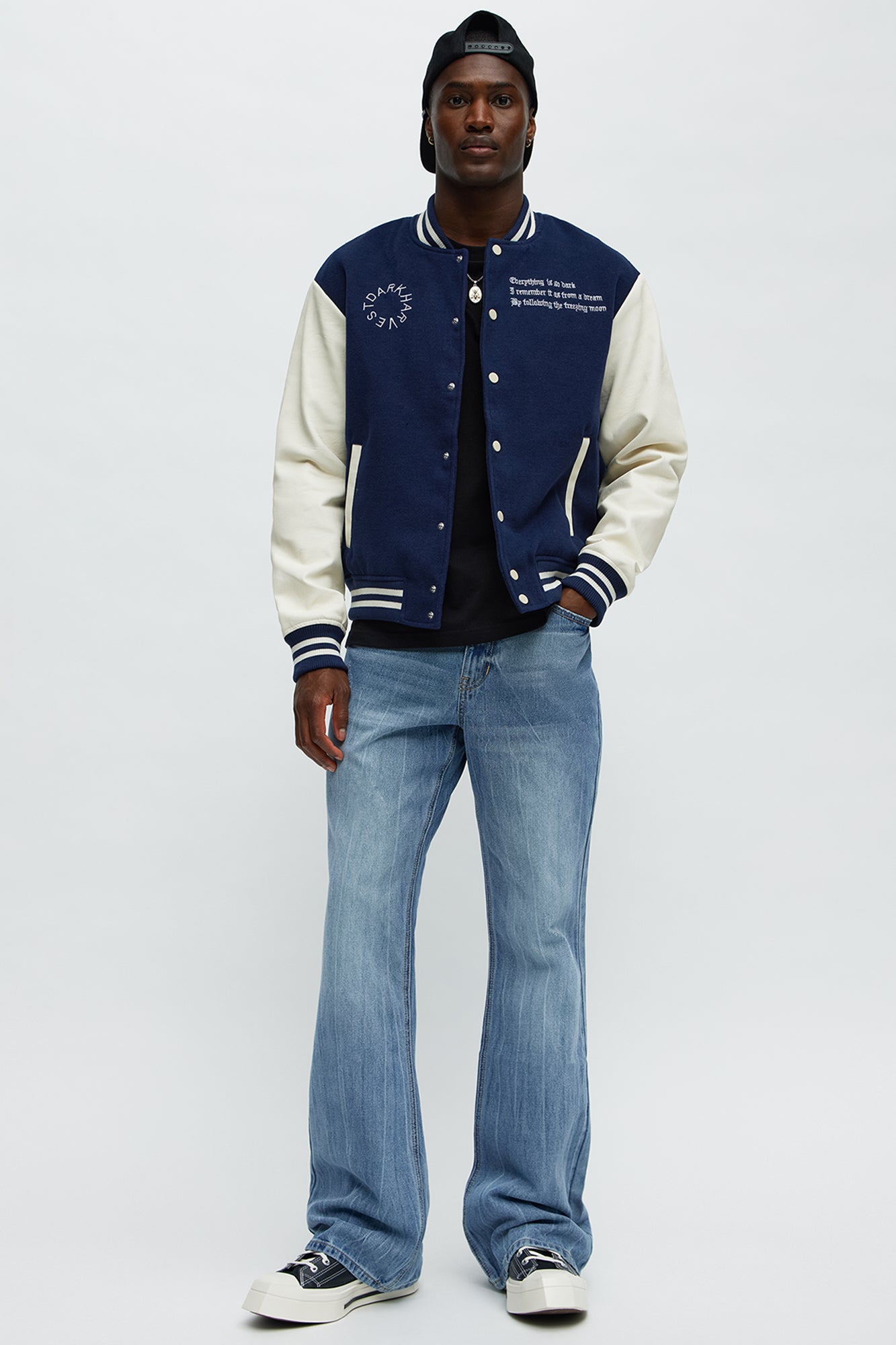 Stacked Slim Flare Make You Look Jeans - Medium Blue Wash