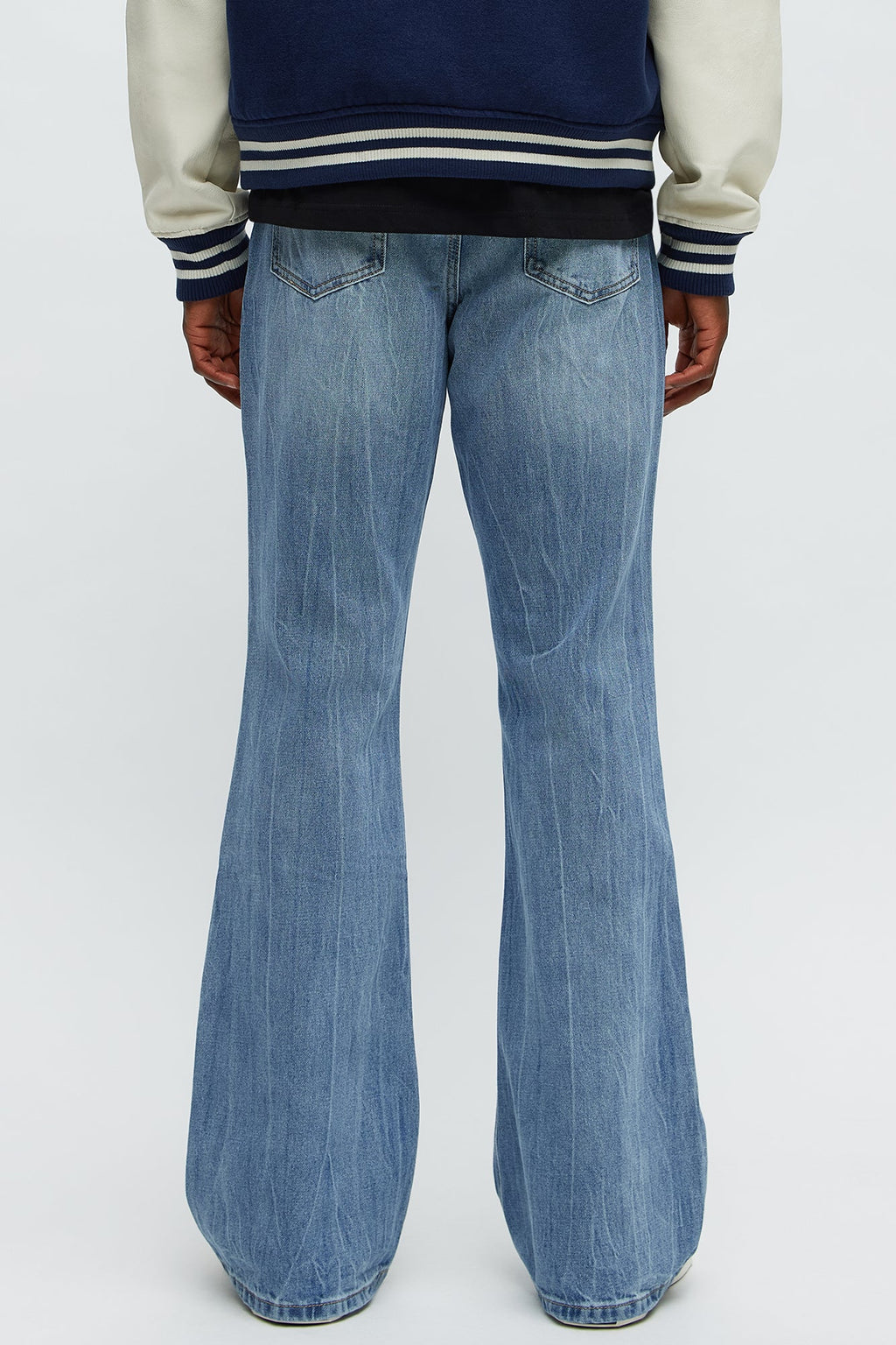 Stacked Slim Flare Make You Look Jeans - Medium Blue Wash