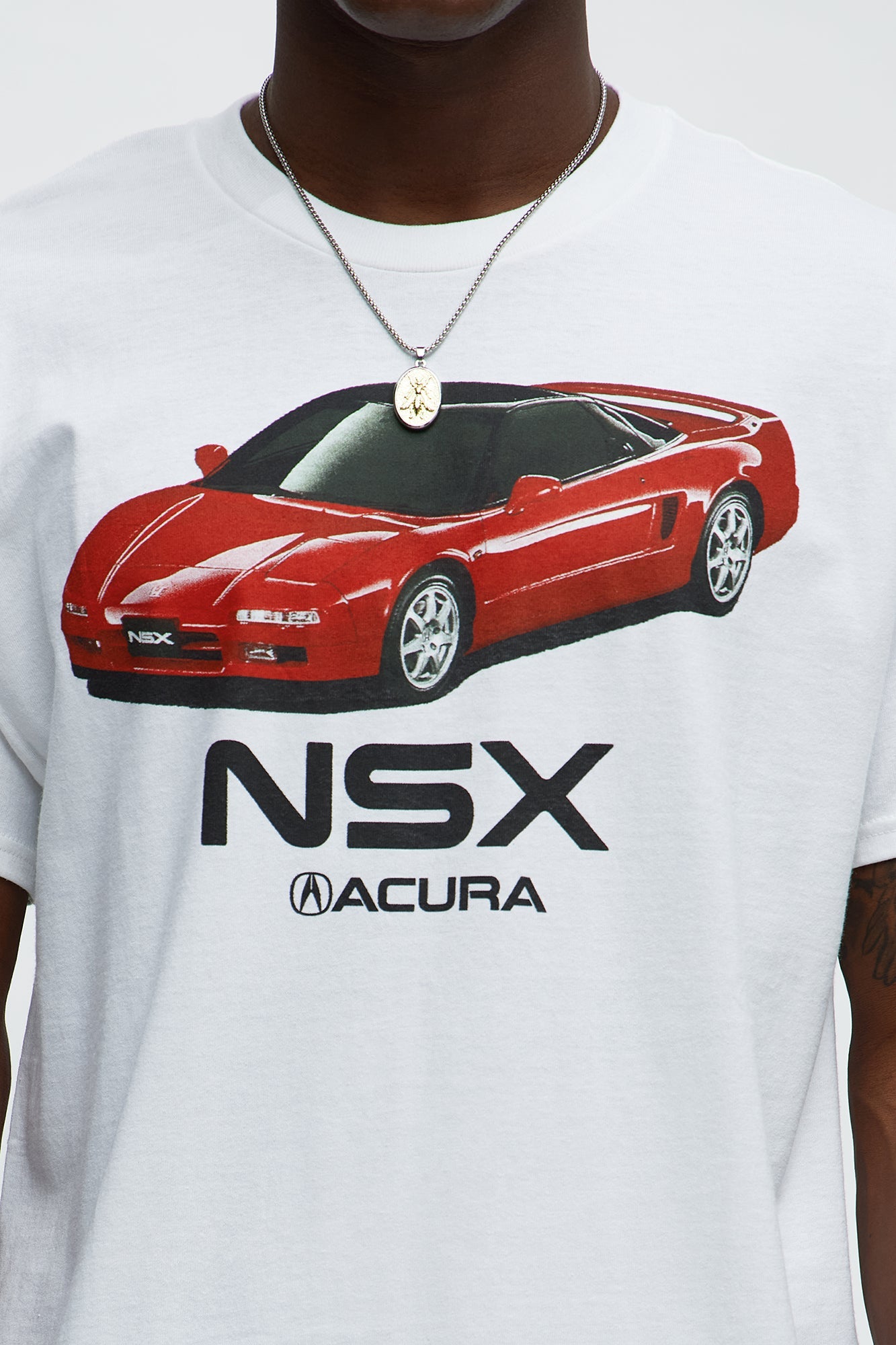 Acura NSX Art Sketch Short Sleeve Tee - White