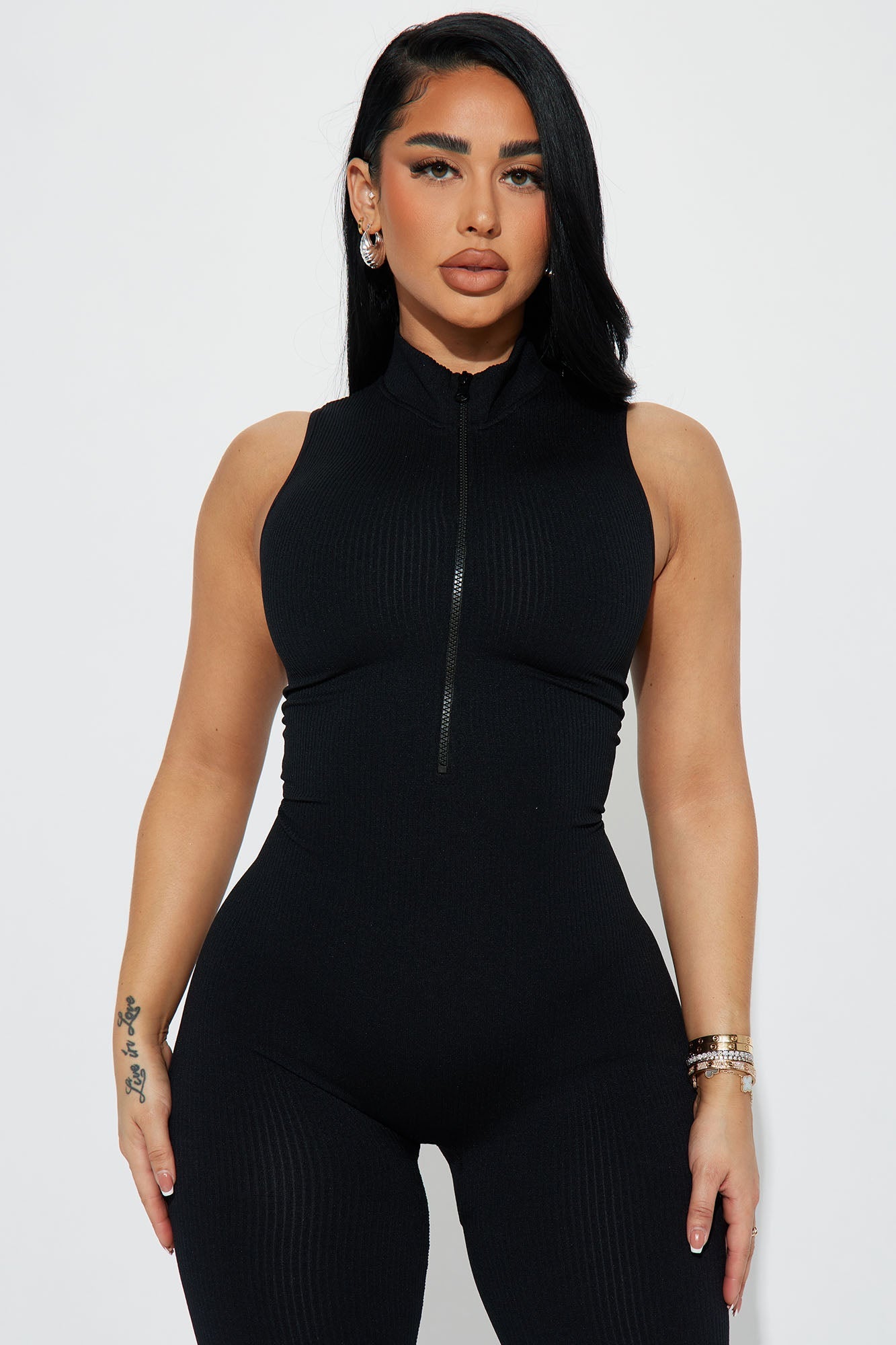 Johanna Seamless Jumpsuit - Black