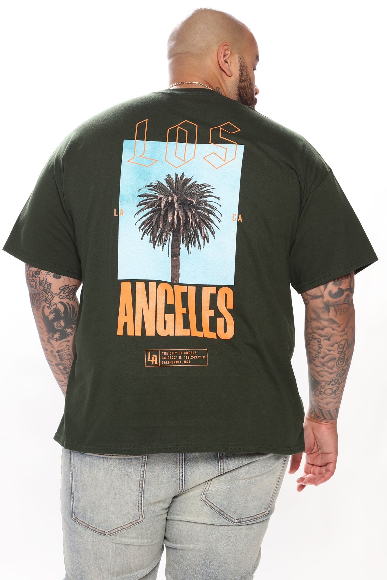 Los Angeles Palm Short Sleeve Tee - Green