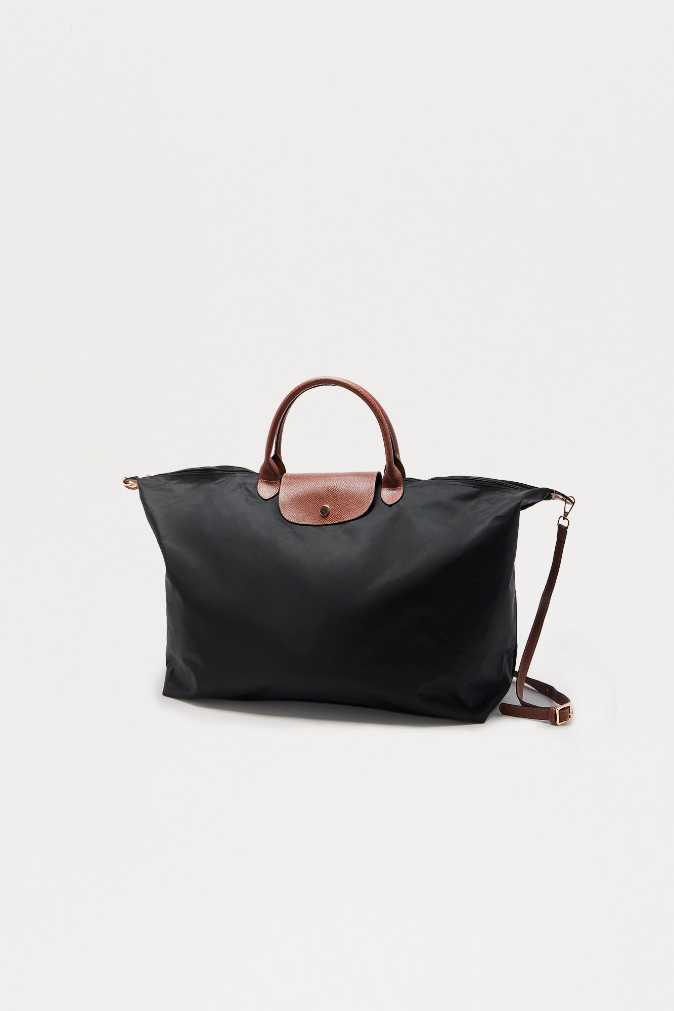 Always Ready Oversized Nylon Tote Bag - Black