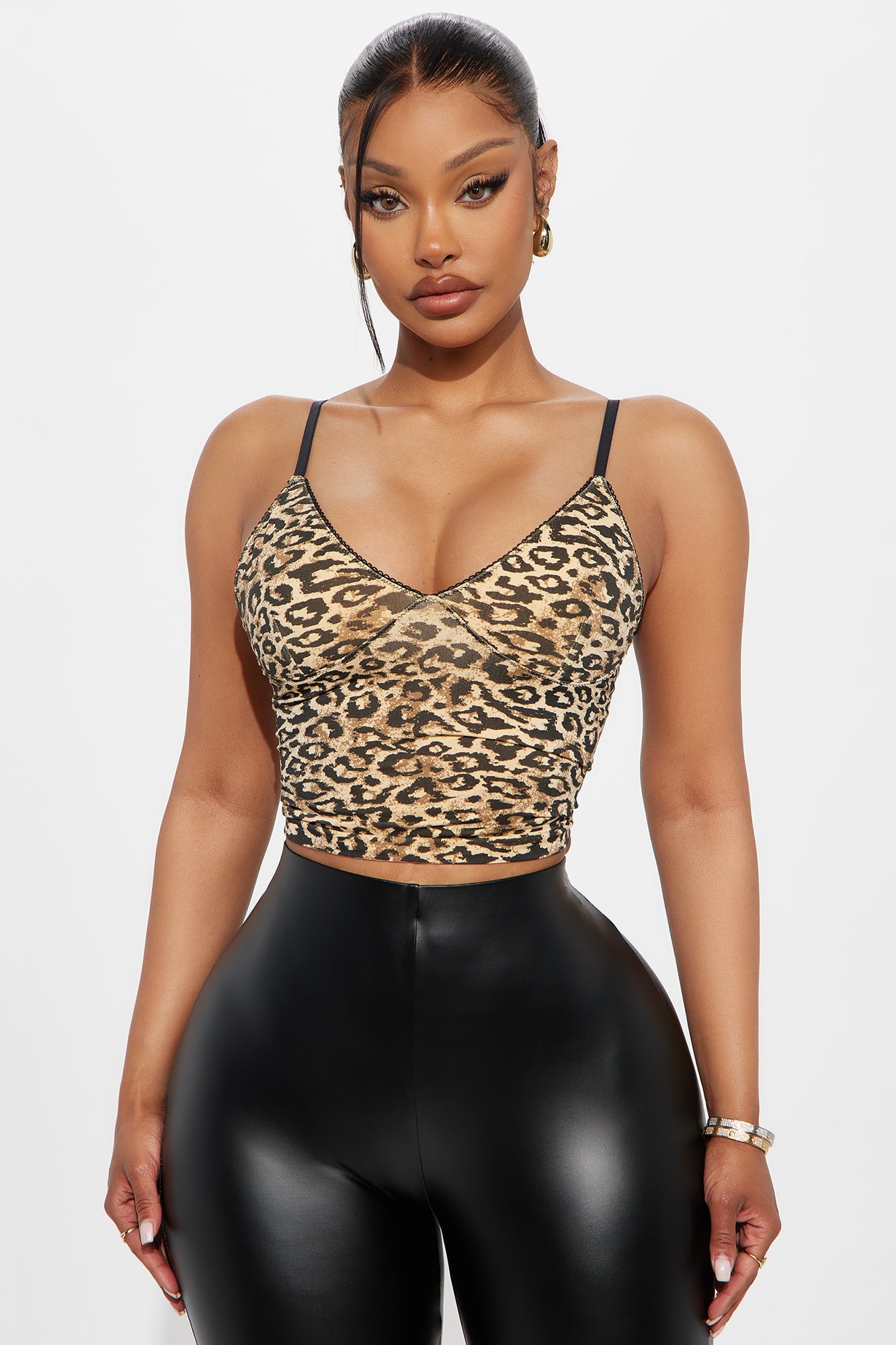 Right Direction Leopard Cami Top - Leopard