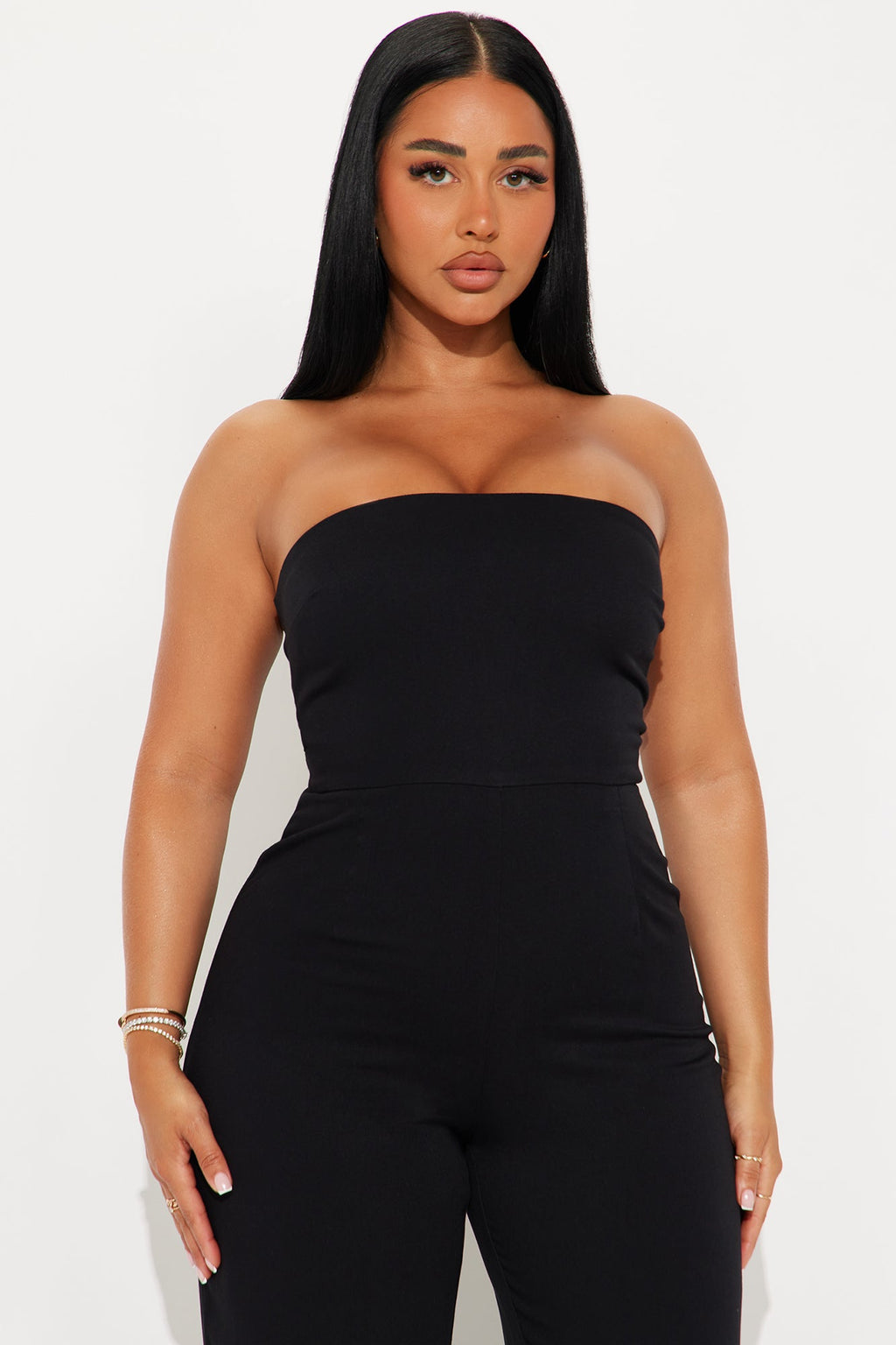 Ariana Wide Leg Jumpsuit - Black