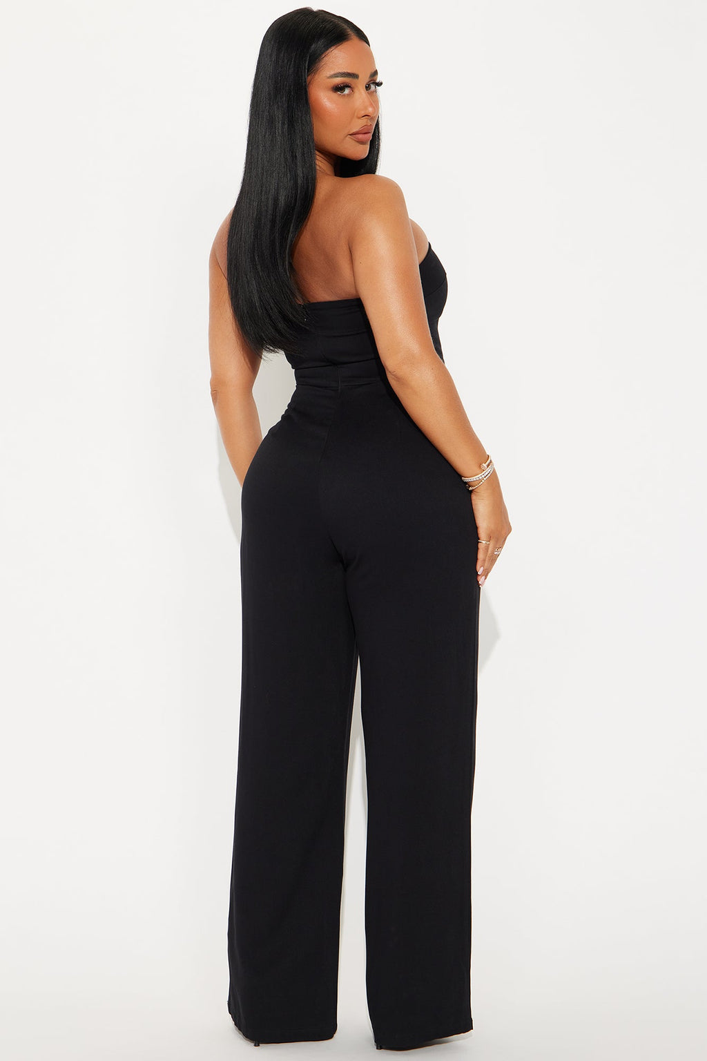Ariana Wide Leg Jumpsuit - Black