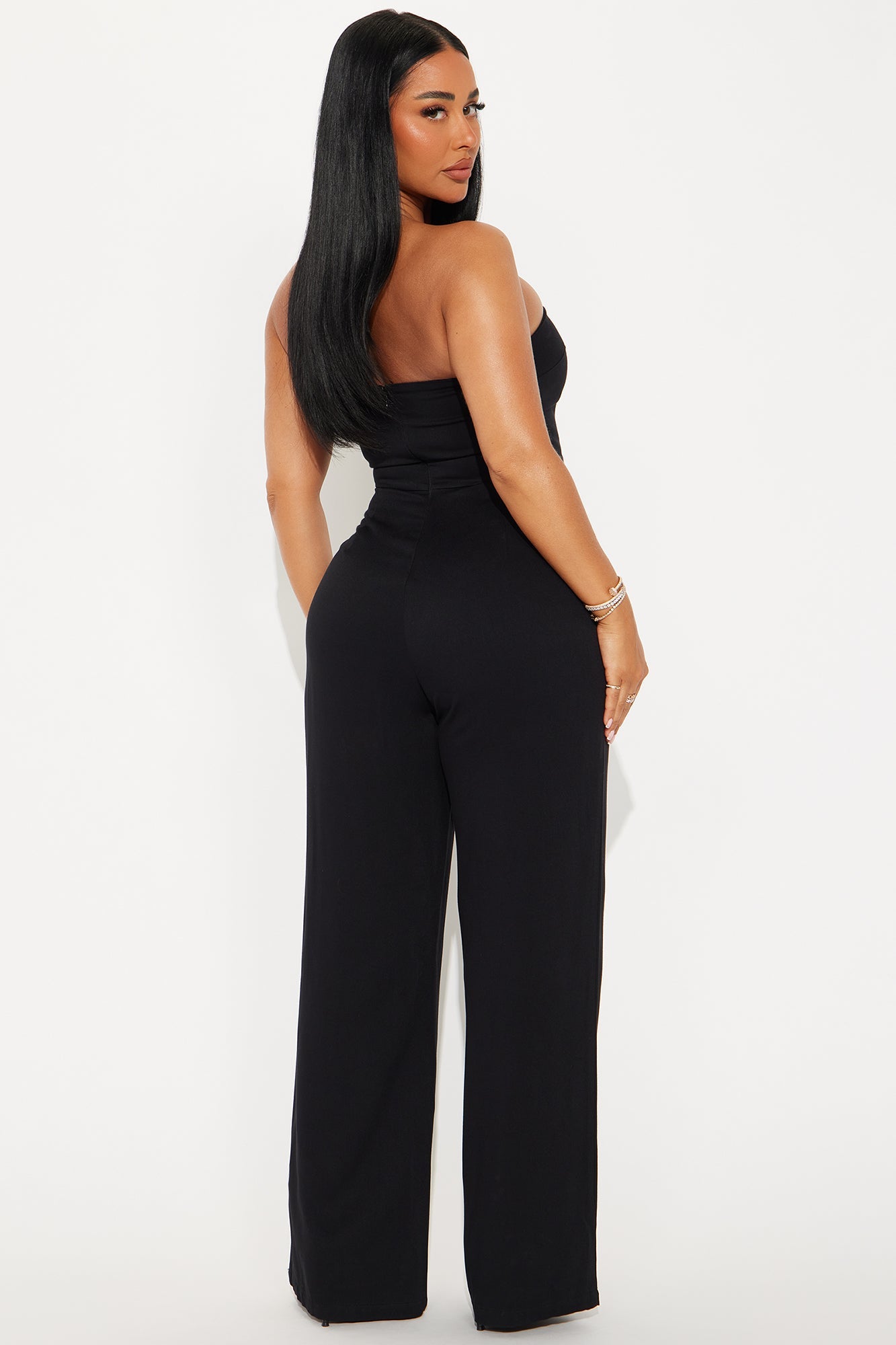Ariana Wide Leg Jumpsuit - Black