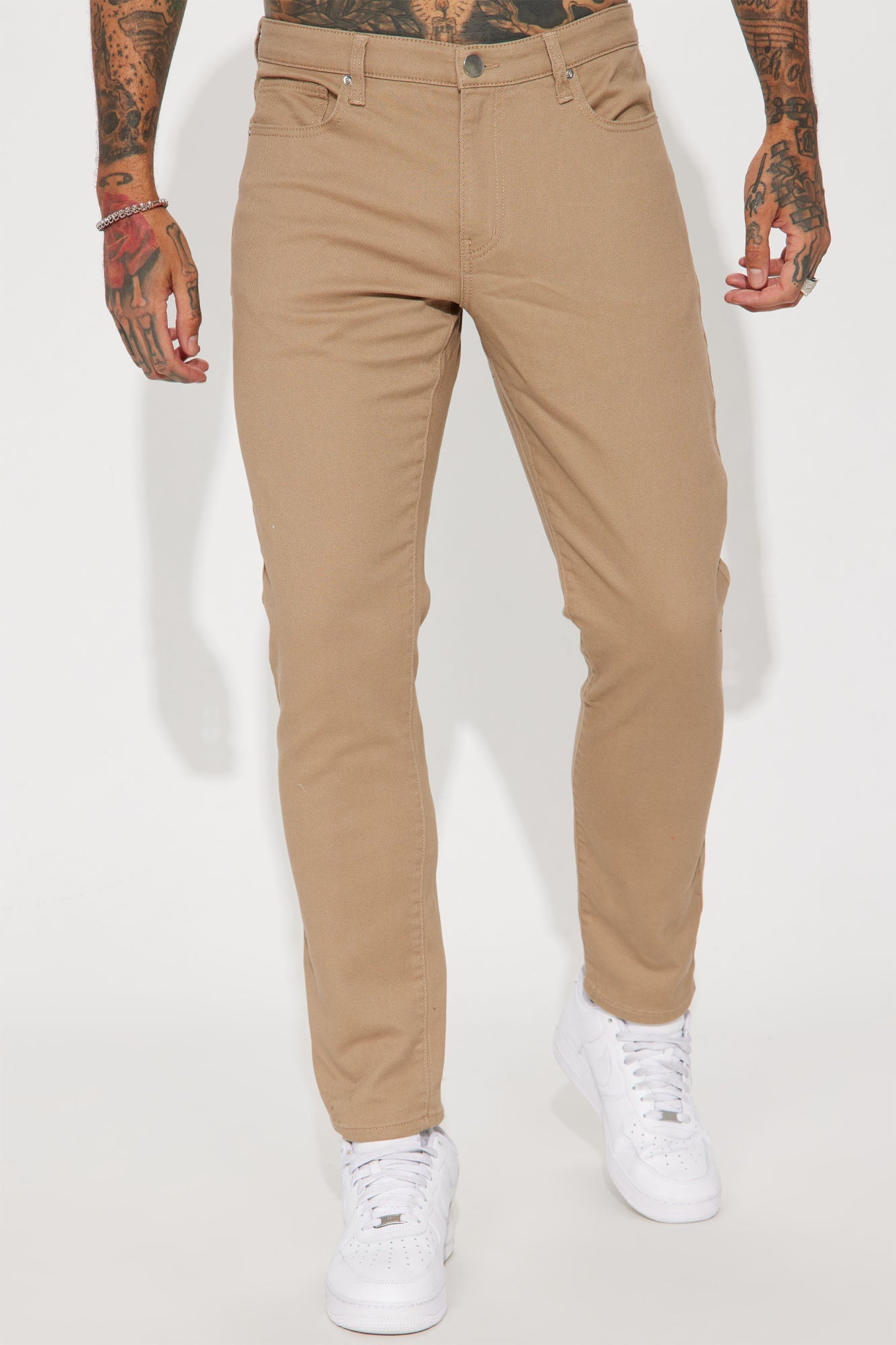 Cornell Slim Jeans - Taupe