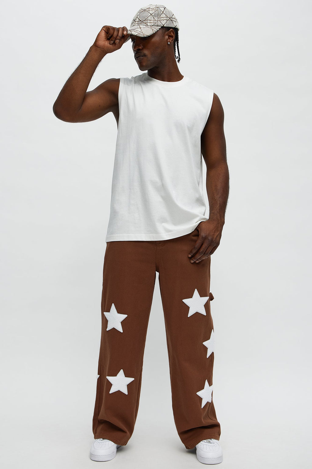 I'm A Star Baggy Jeans - Brown