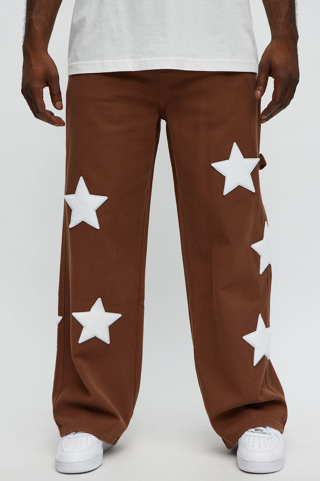 I'm A Star Baggy Jeans - Brown