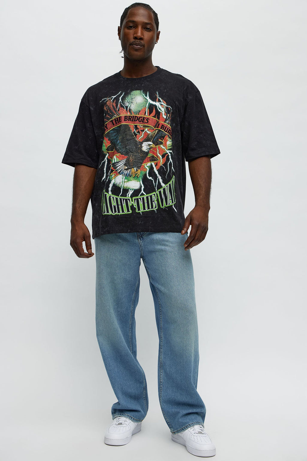 Baldwin Baggy Jeans - Medium Wash