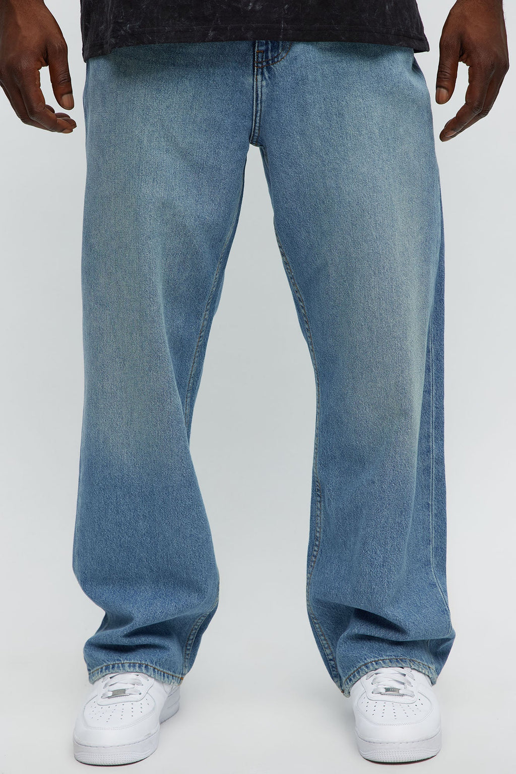 Baldwin Baggy Jeans - Medium Wash