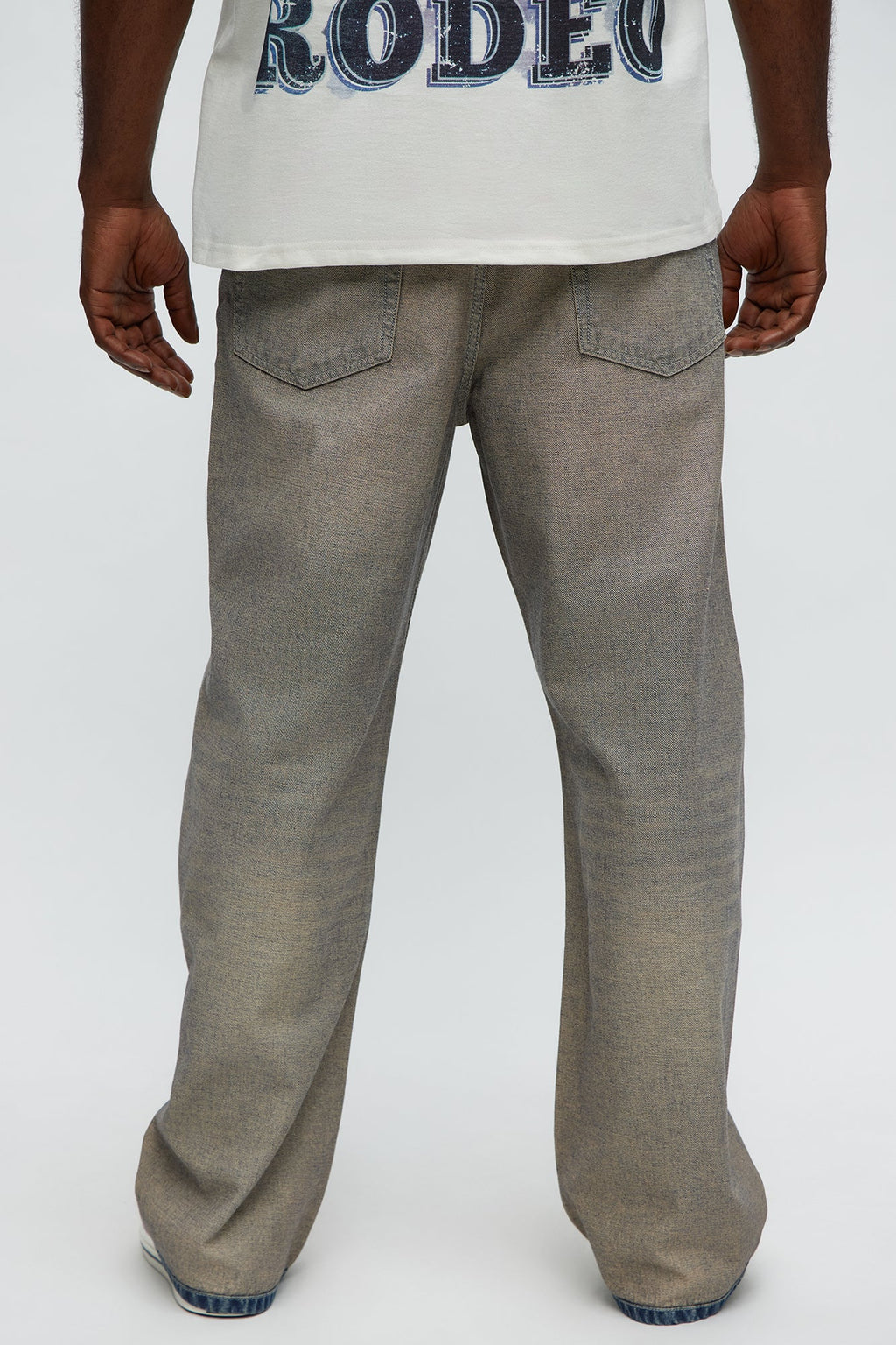 Outside Looking In Baggy Jeans - Grey