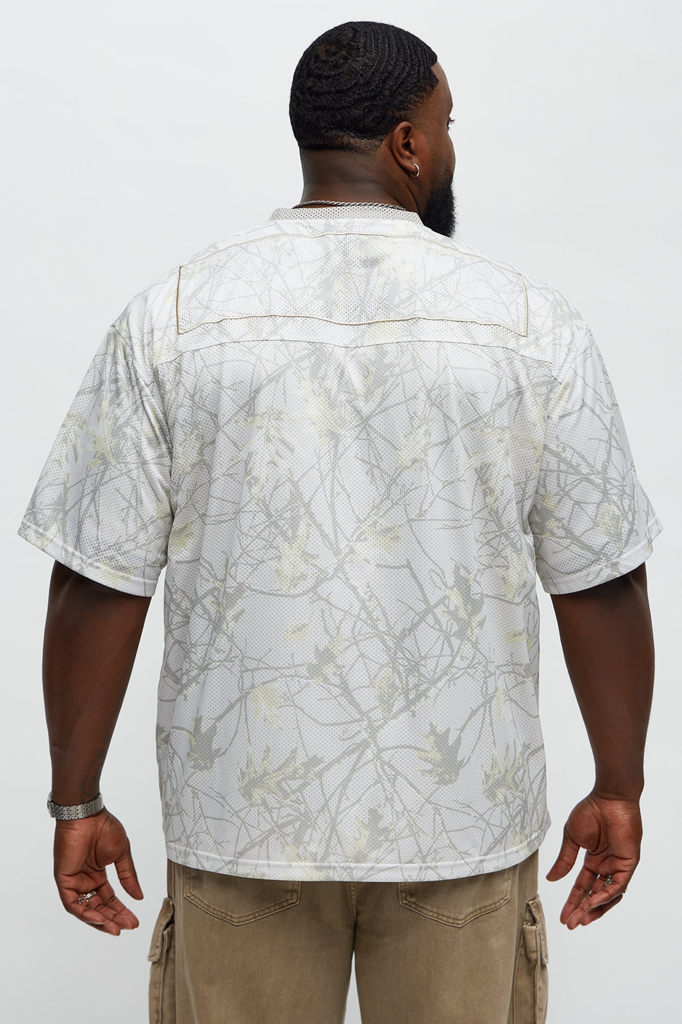 Short Sleeve Camo Jersey - Cream