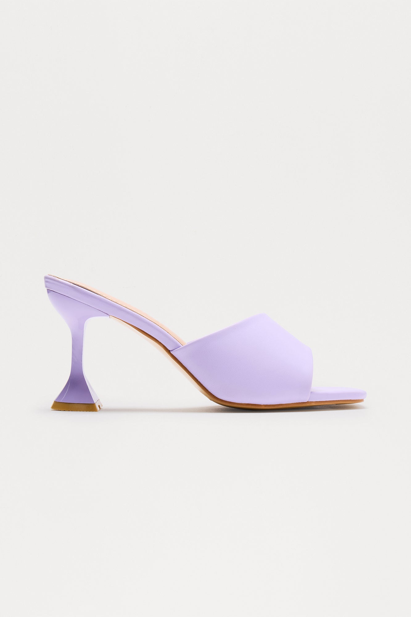 Johan Faux Leather Mules - Lavender