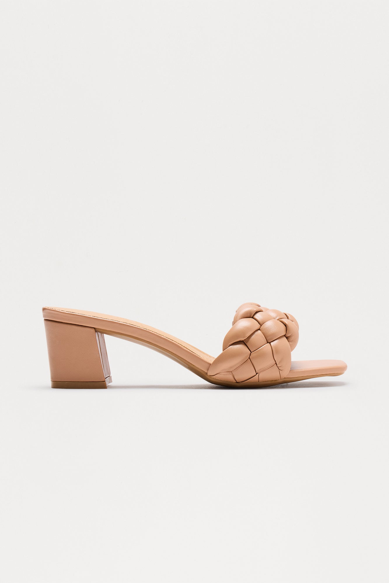 Krayson Braided Strap Mules - Beige